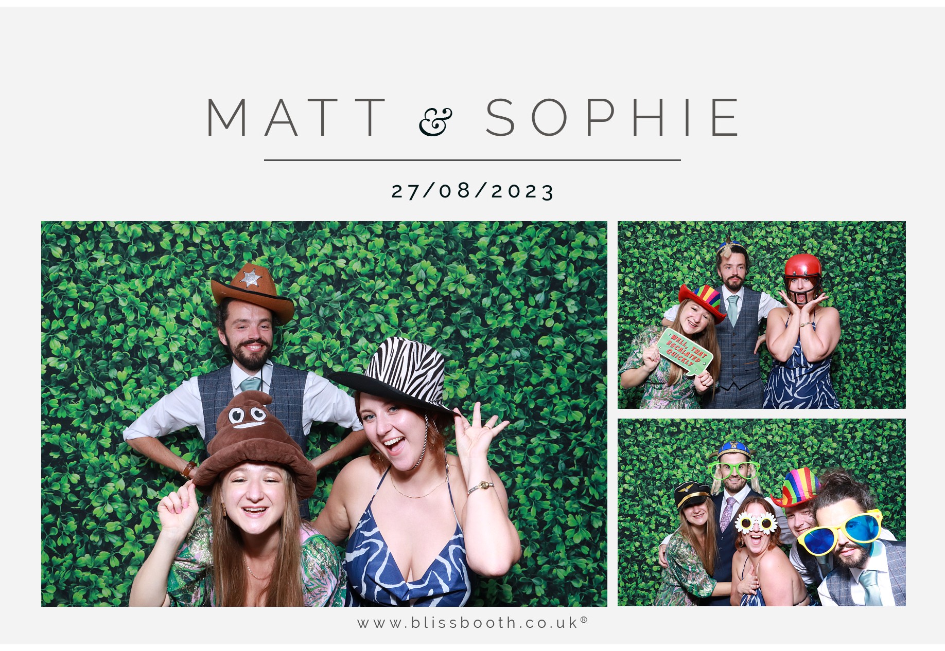 Matt and Sophie  | View more photos from the event at gallery.blissbooth.co.uk/u/BlissBooth/Matt-and-Sophie