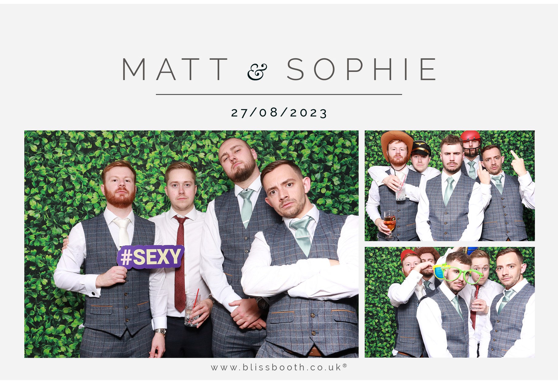 Matt and Sophie  | View more photos from the event at gallery.blissbooth.co.uk/u/BlissBooth/Matt-and-Sophie