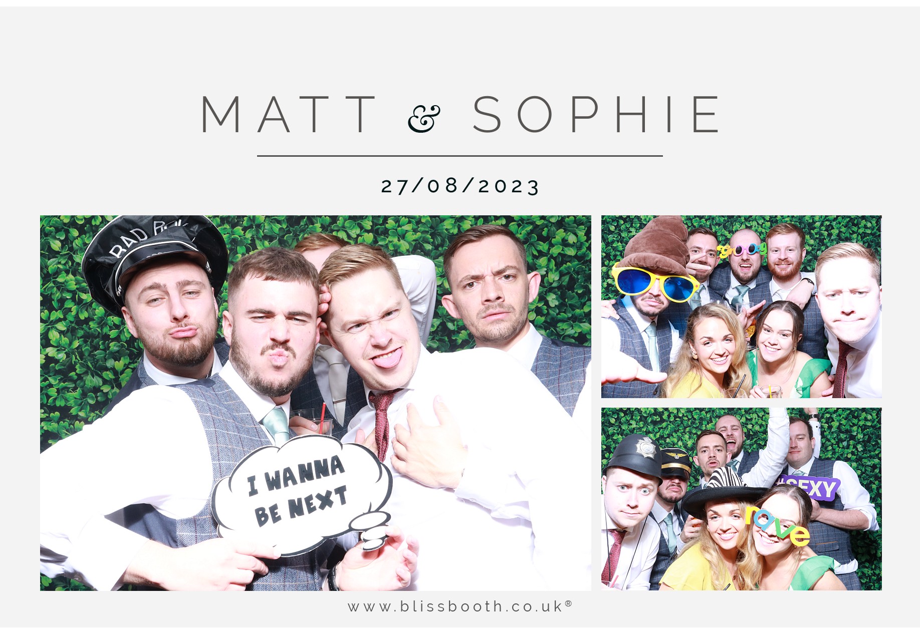 Matt and Sophie  | View more photos from the event at gallery.blissbooth.co.uk/u/BlissBooth/Matt-and-Sophie