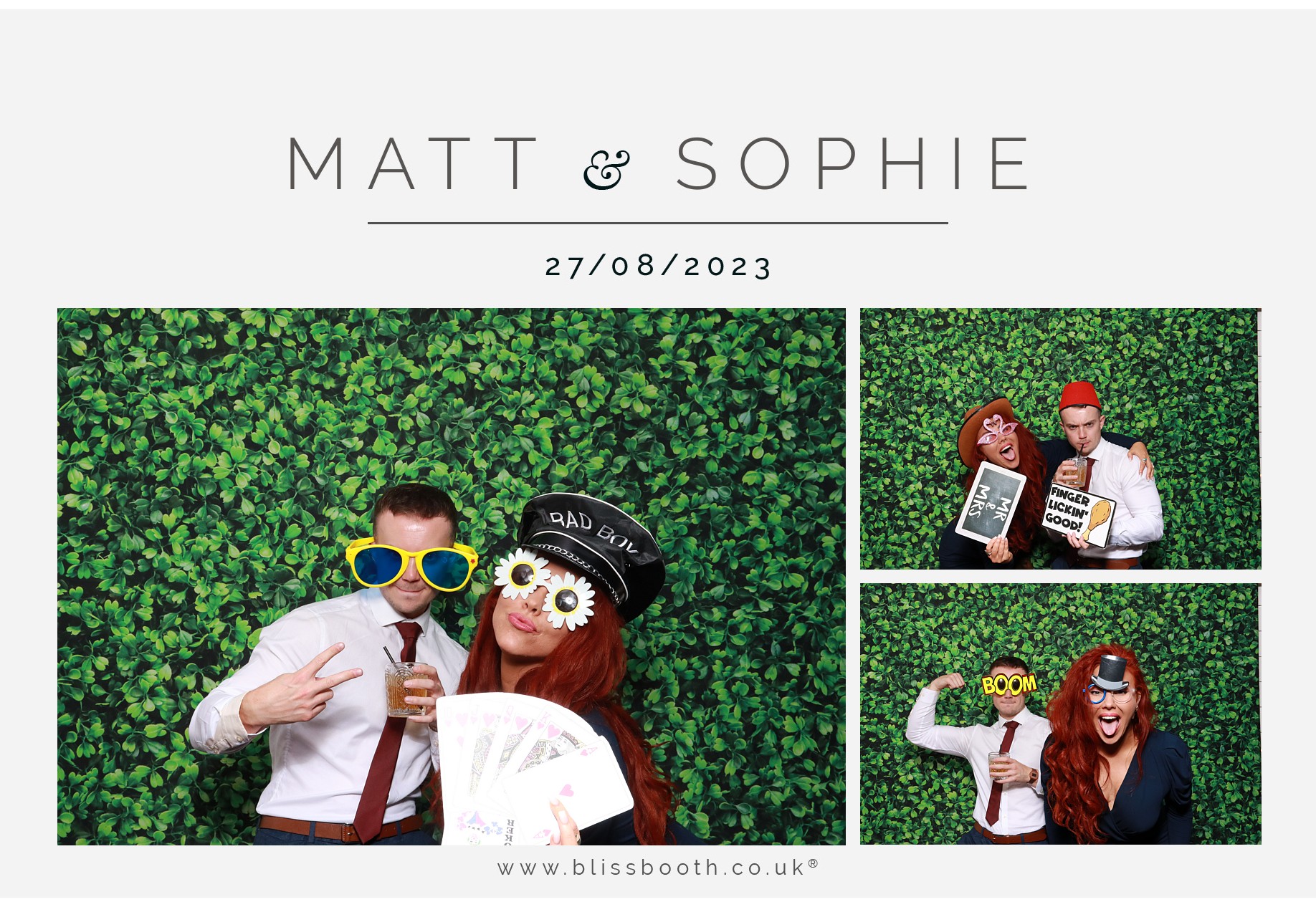 Matt and Sophie  | View more photos from the event at gallery.blissbooth.co.uk/u/BlissBooth/Matt-and-Sophie