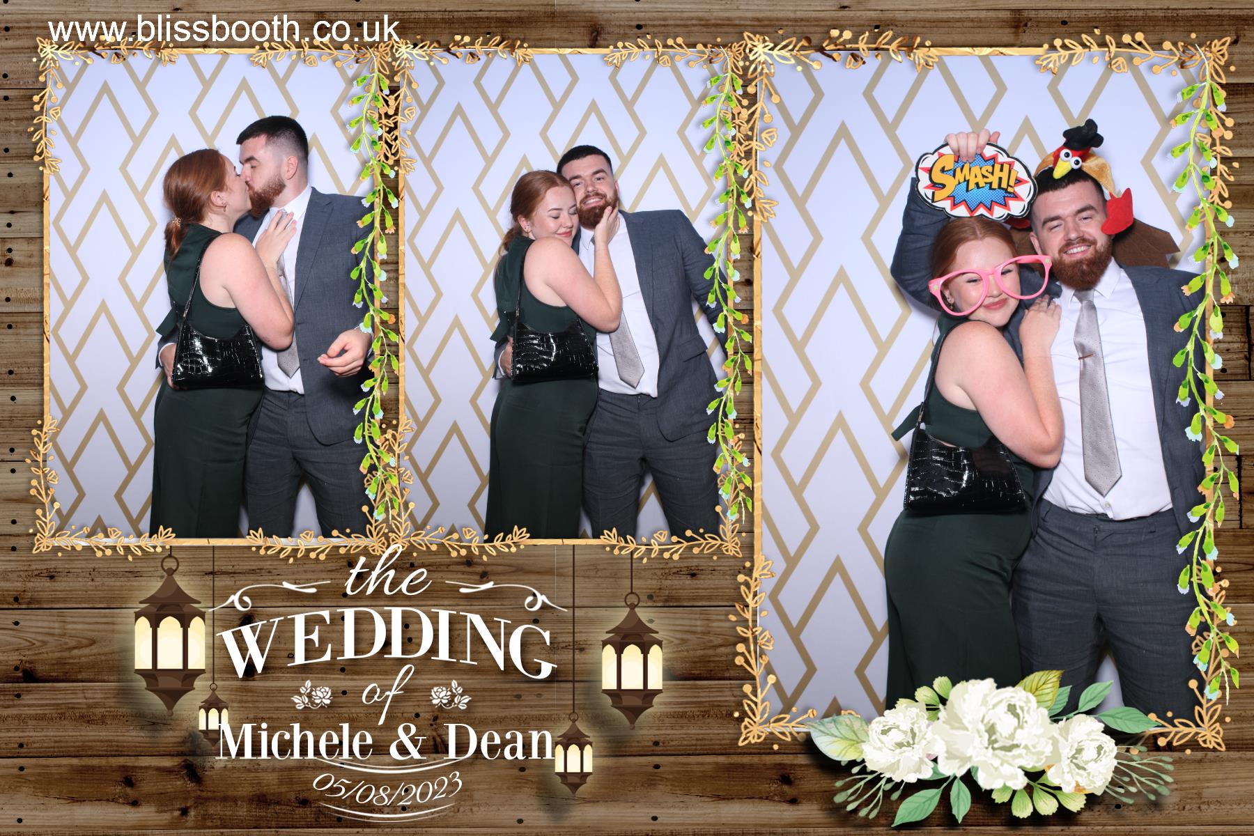 Michele and Dean | View more photos from the event at gallery.blissbooth.co.uk/u/BlissBooth/Michele-and-Dean