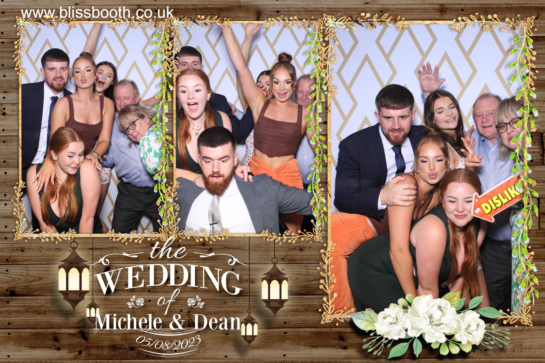 Michele and Dean | View more photos from the event at gallery.blissbooth.co.uk/u/BlissBooth/Michele-and-Dean