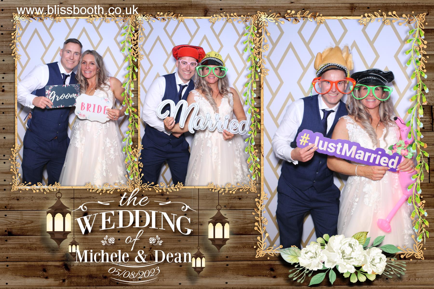 Michele and Dean | View more photos from the event at gallery.blissbooth.co.uk/u/BlissBooth/Michele-and-Dean
