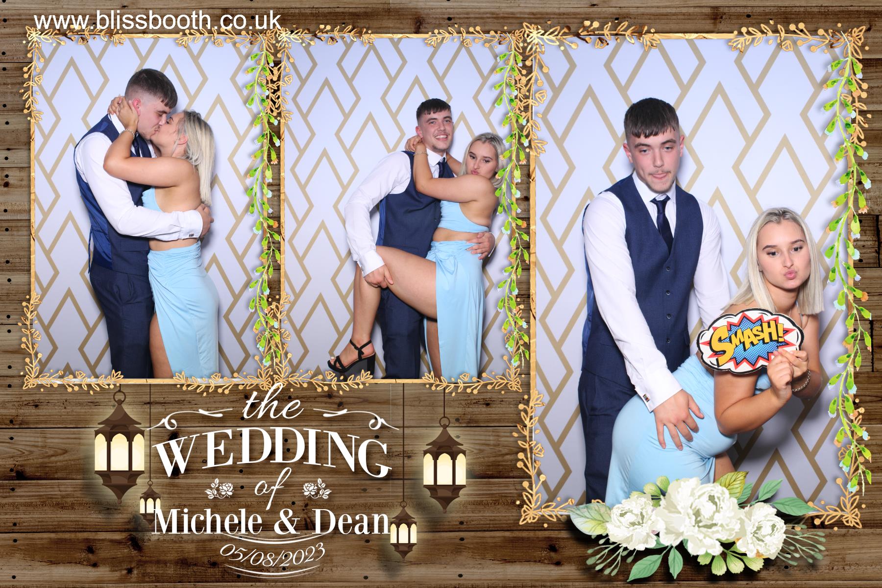 Michele and Dean | View more photos from the event at gallery.blissbooth.co.uk/u/BlissBooth/Michele-and-Dean