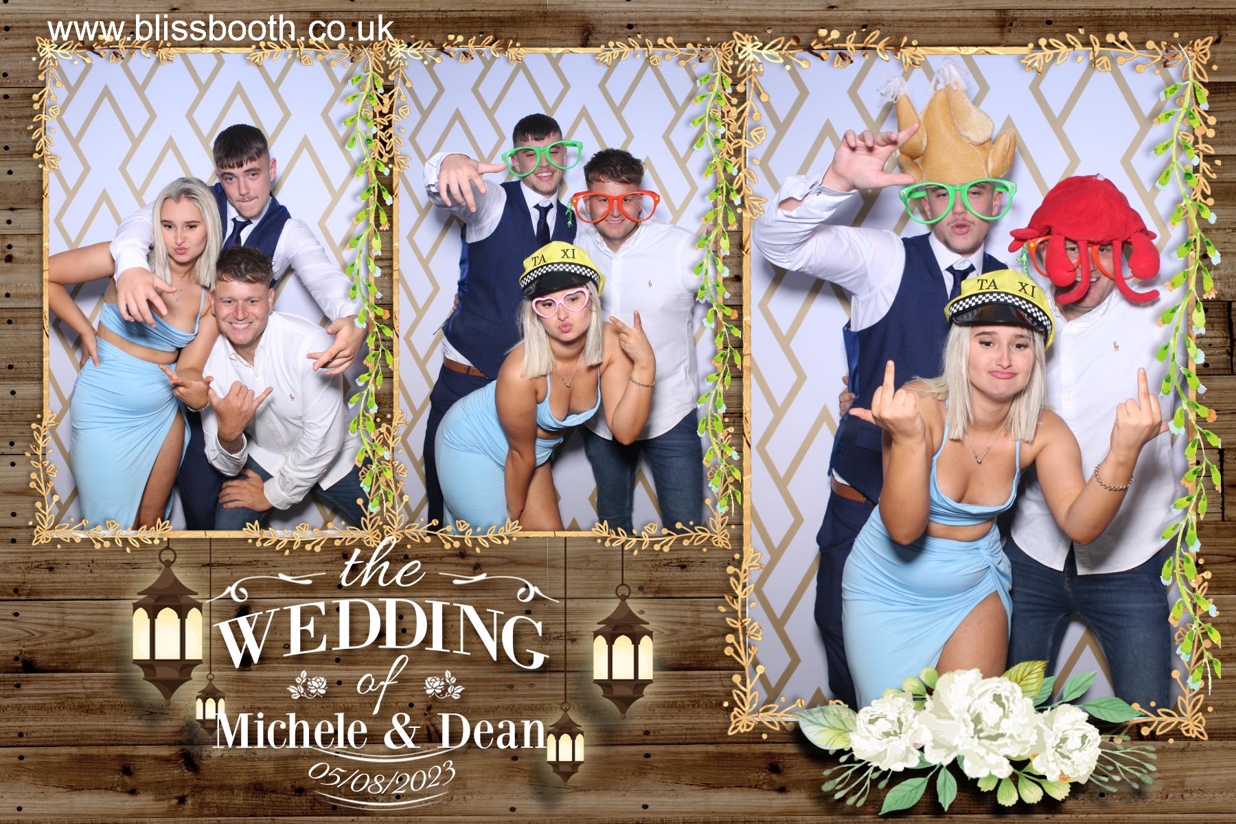 Michele and Dean | View more photos from the event at gallery.blissbooth.co.uk/u/BlissBooth/Michele-and-Dean