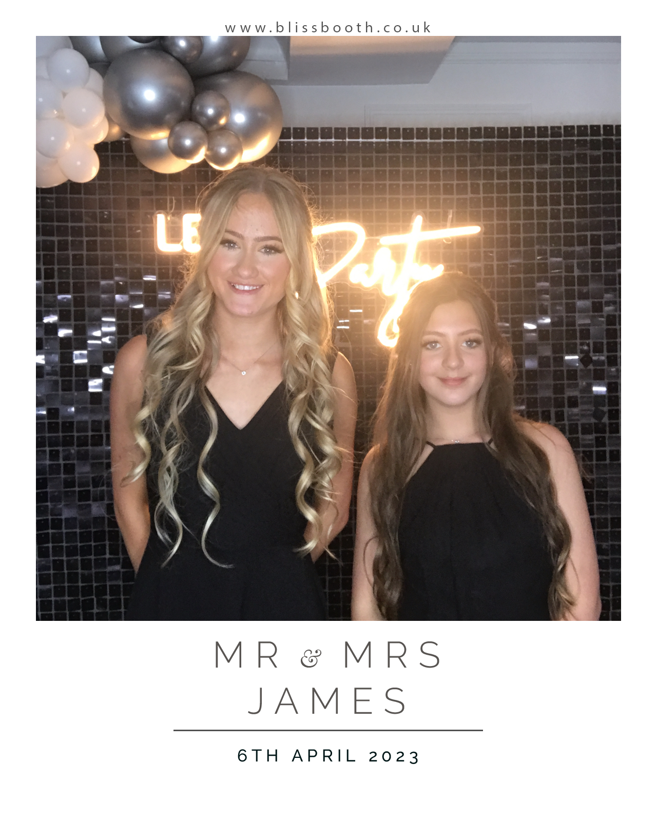 Mr and Mrs James | View more photos from the event at gallery.blissbooth.co.uk/u/BlissBooth/Mr-and-Mrs-James