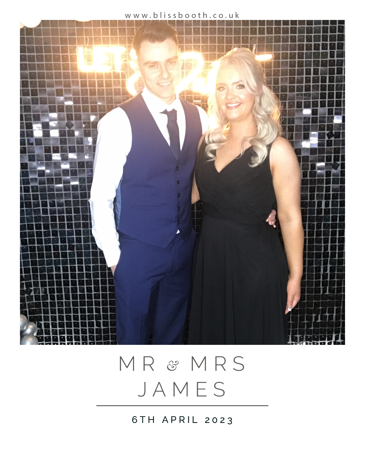 Mr and Mrs James | View more photos from the event at gallery.blissbooth.co.uk/u/BlissBooth/Mr-and-Mrs-James