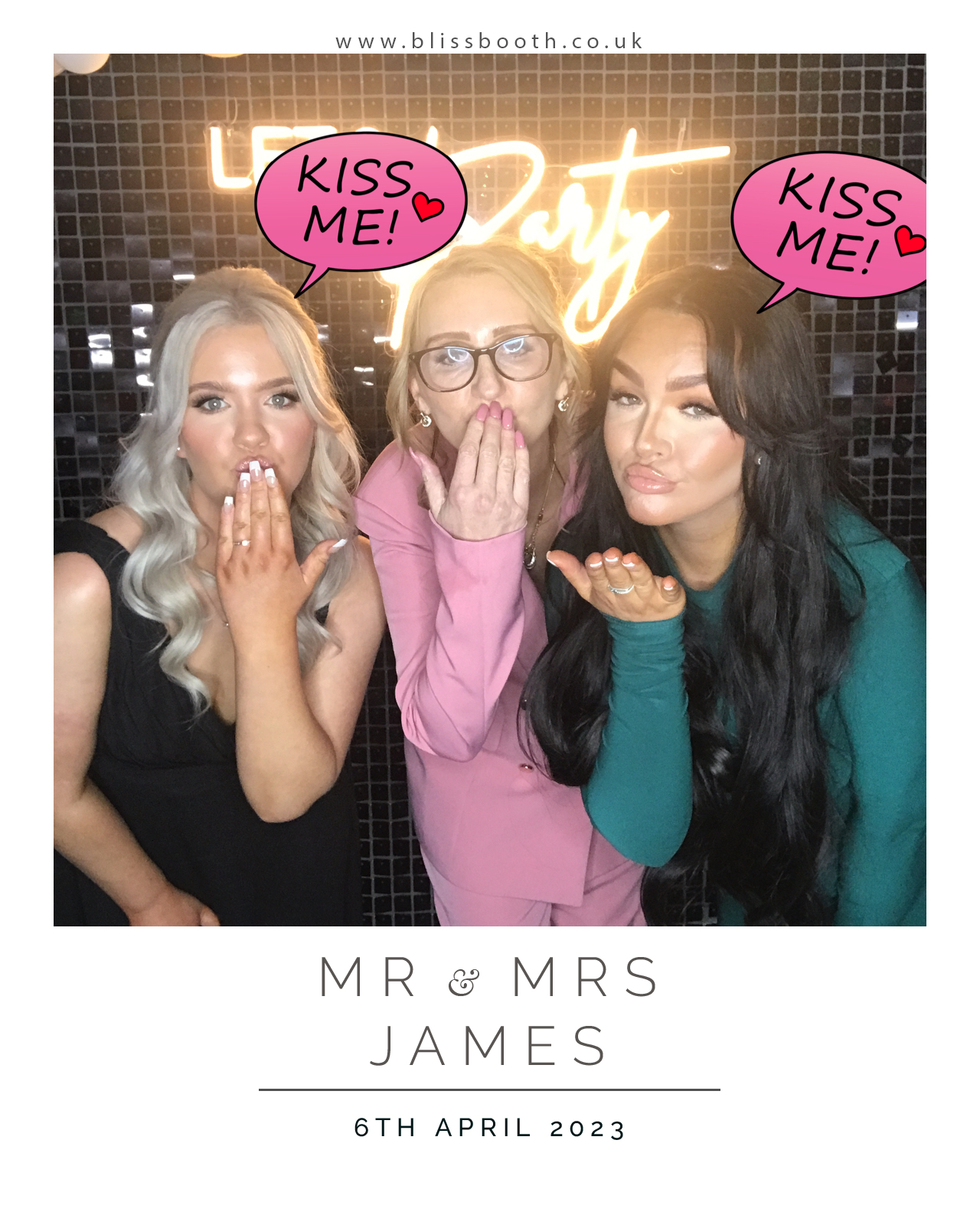 Mr and Mrs James | View more photos from the event at gallery.blissbooth.co.uk/u/BlissBooth/Mr-and-Mrs-James