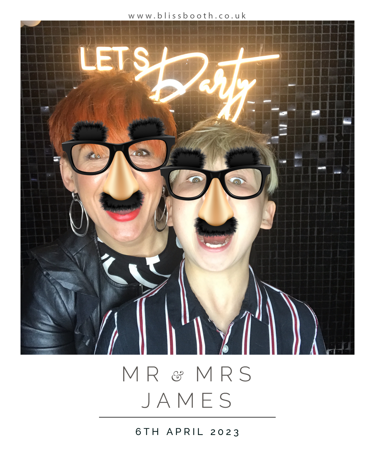 Mr and Mrs James | View more photos from the event at gallery.blissbooth.co.uk/u/BlissBooth/Mr-and-Mrs-James