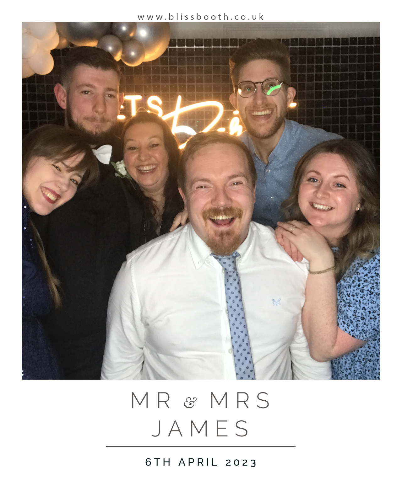 Mr and Mrs James | View more photos from the event at gallery.blissbooth.co.uk/u/BlissBooth/Mr-and-Mrs-James
