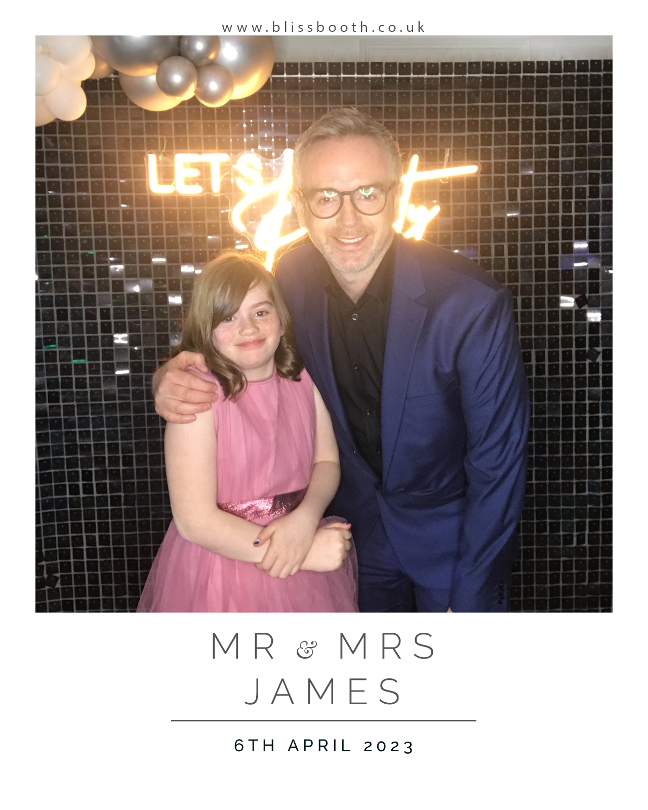 Mr and Mrs James | View more photos from the event at gallery.blissbooth.co.uk/u/BlissBooth/Mr-and-Mrs-James