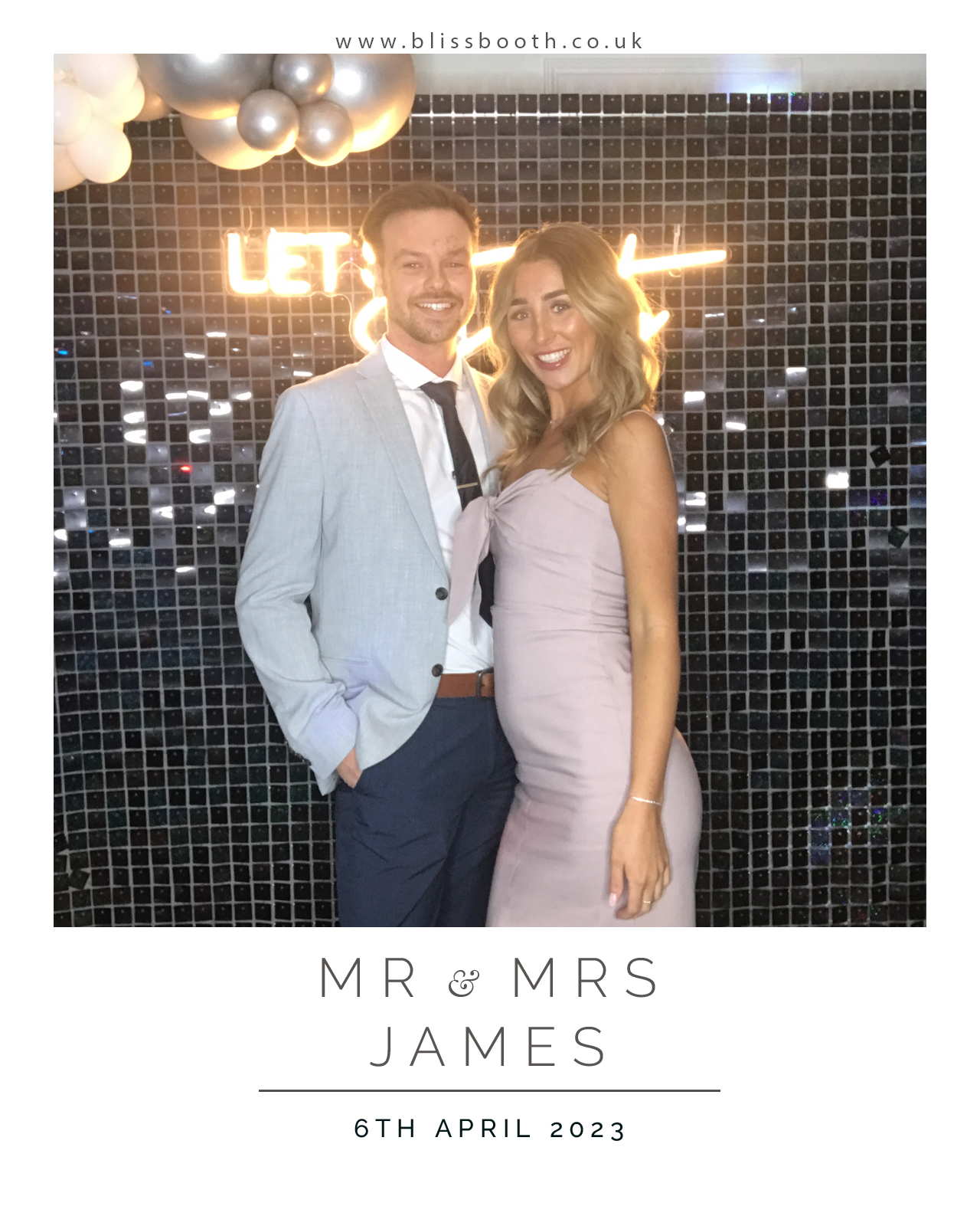 Mr and Mrs James | View more photos from the event at gallery.blissbooth.co.uk/u/BlissBooth/Mr-and-Mrs-James