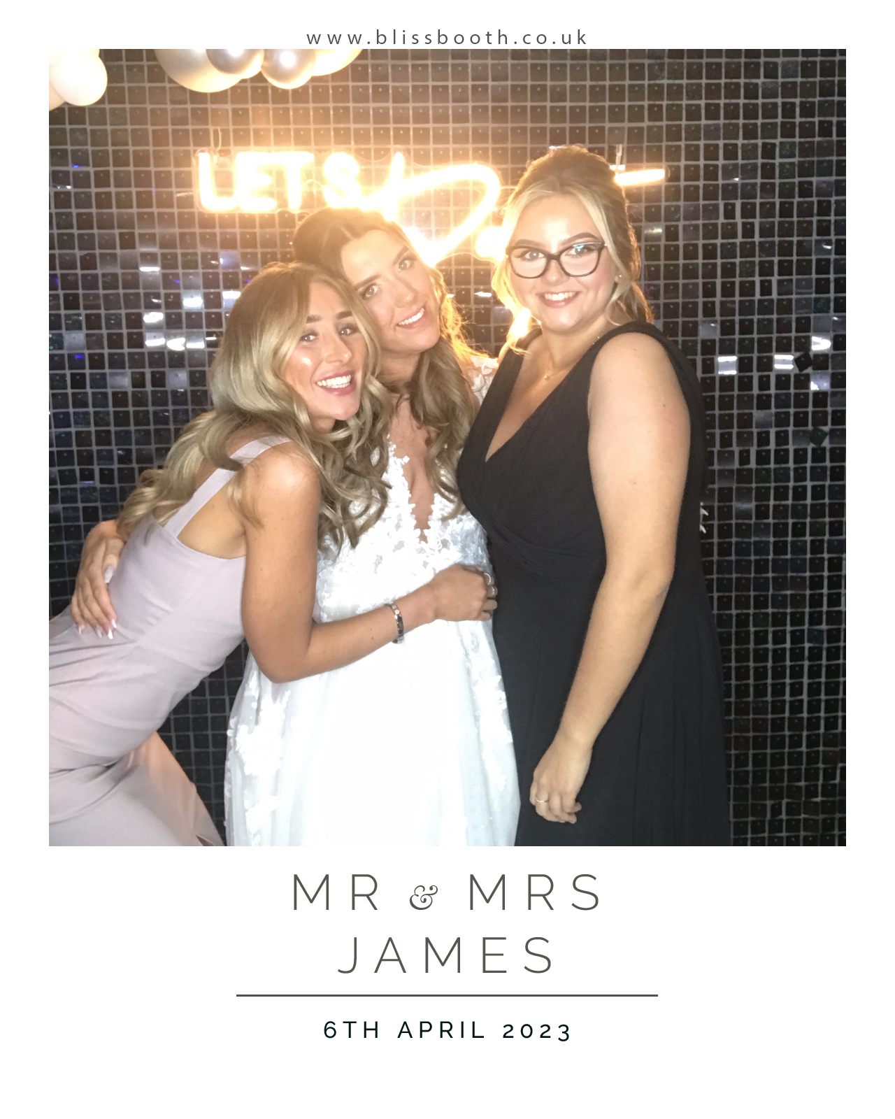 Mr and Mrs James | View more photos from the event at gallery.blissbooth.co.uk/u/BlissBooth/Mr-and-Mrs-James