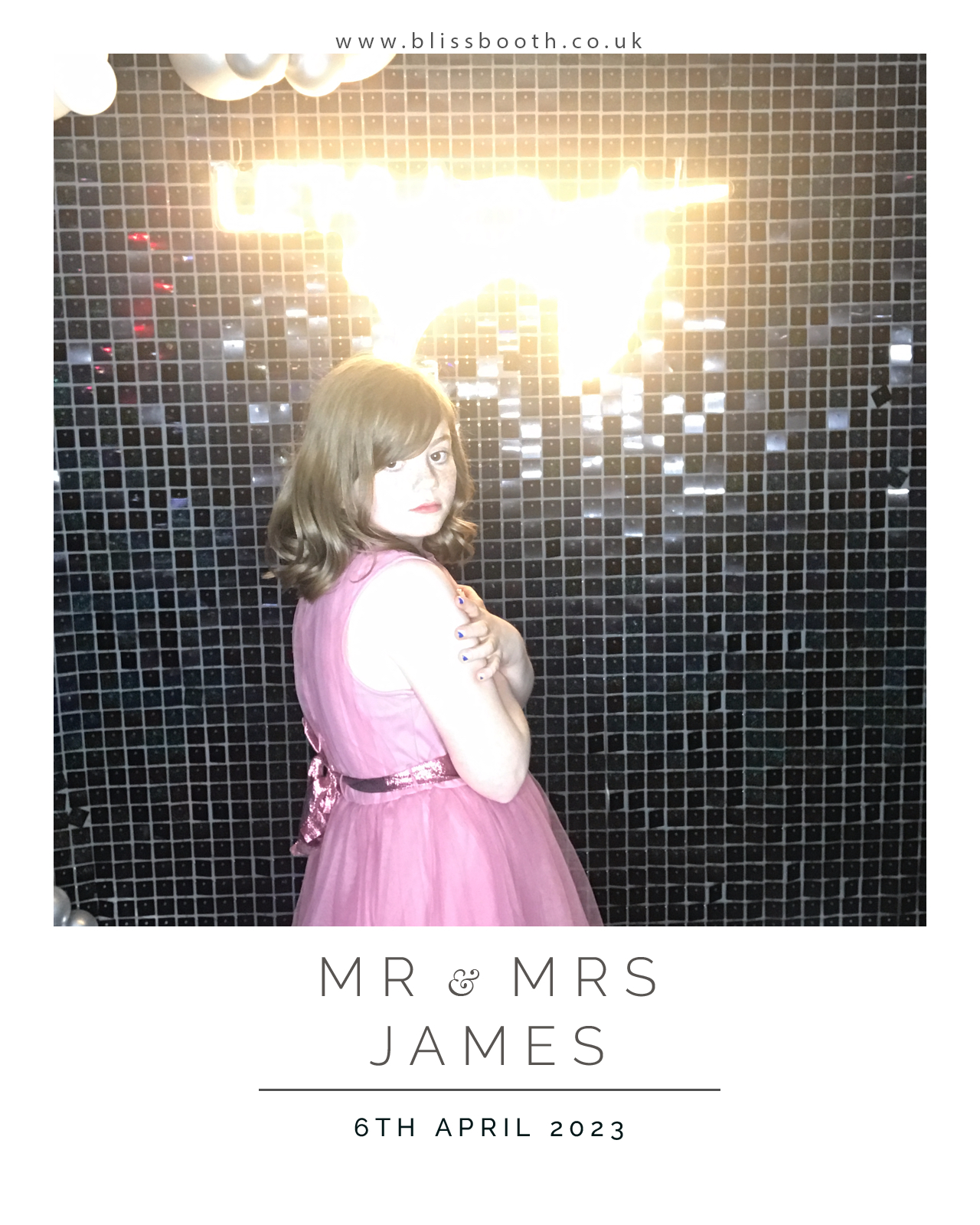 Mr and Mrs James | View more photos from the event at gallery.blissbooth.co.uk/u/BlissBooth/Mr-and-Mrs-James