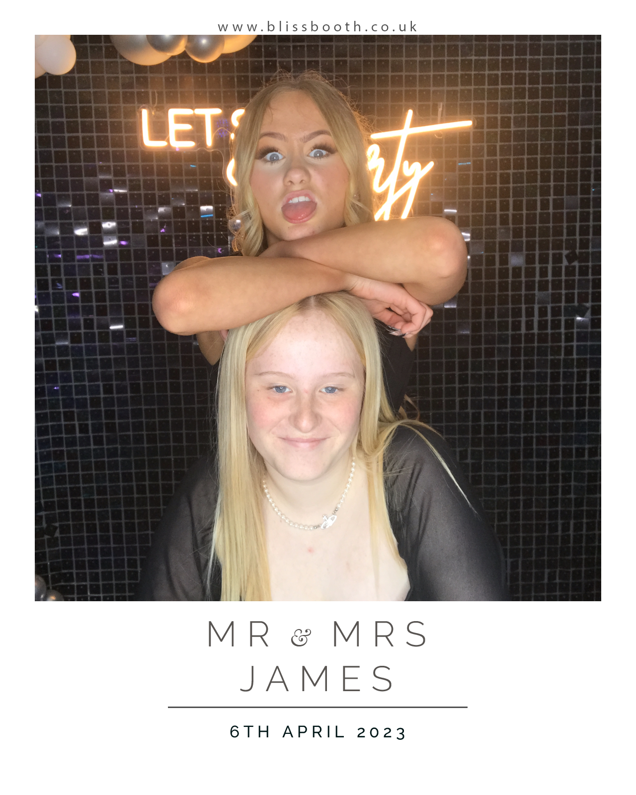 Mr and Mrs James | View more photos from the event at gallery.blissbooth.co.uk/u/BlissBooth/Mr-and-Mrs-James
