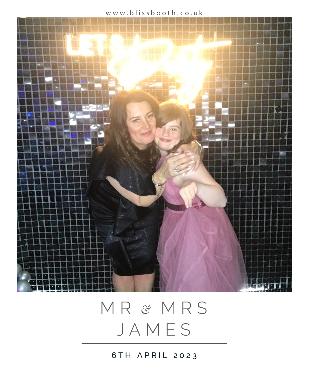 Mr and Mrs James | View more photos from the event at gallery.blissbooth.co.uk/u/BlissBooth/Mr-and-Mrs-James
