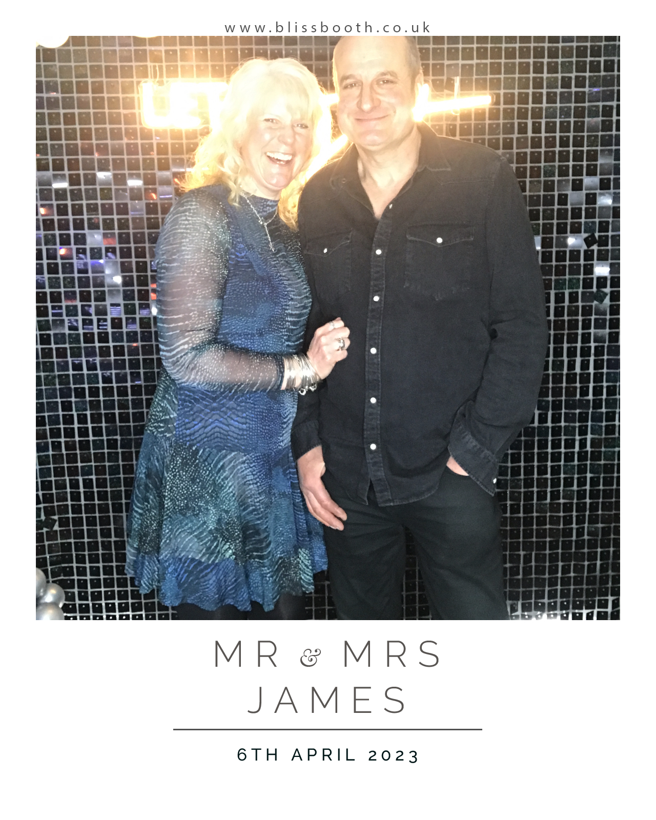 Mr and Mrs James | View more photos from the event at gallery.blissbooth.co.uk/u/BlissBooth/Mr-and-Mrs-James
