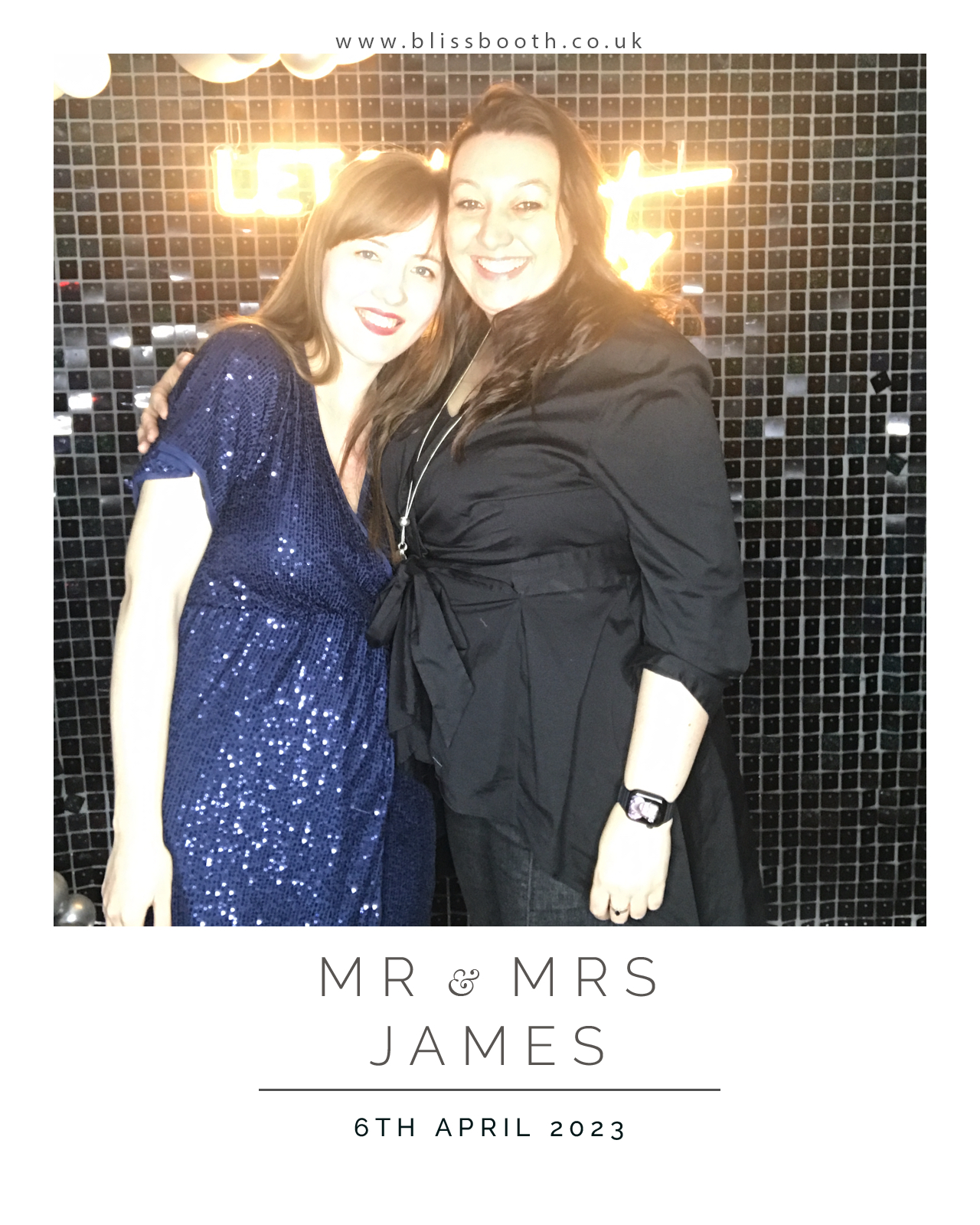 Mr and Mrs James | View more photos from the event at gallery.blissbooth.co.uk/u/BlissBooth/Mr-and-Mrs-James