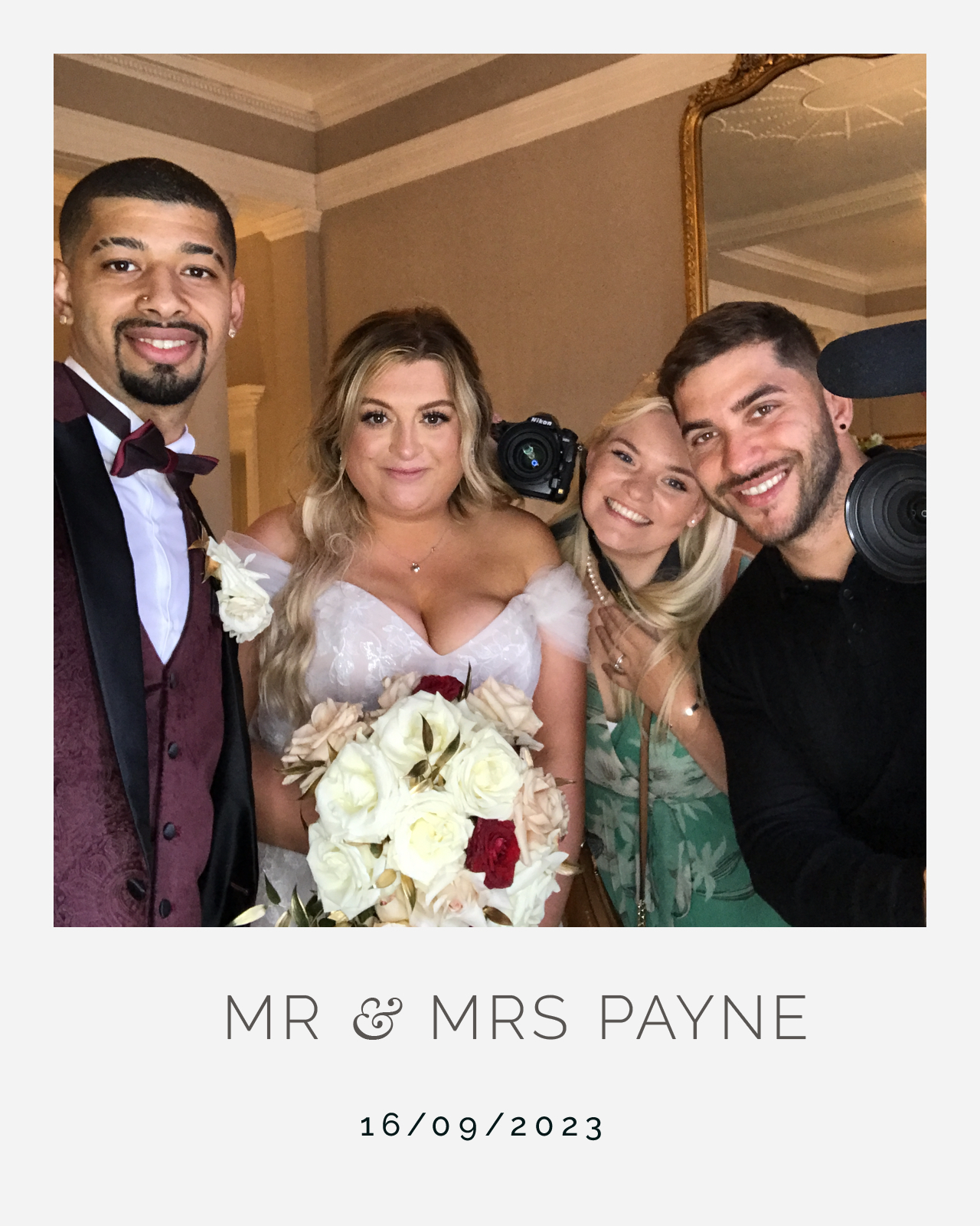 Mr and Mrs Payne | View more photos from the event at gallery.blissbooth.co.uk/u/BlissBooth/Mr-and-Mrs-Payne