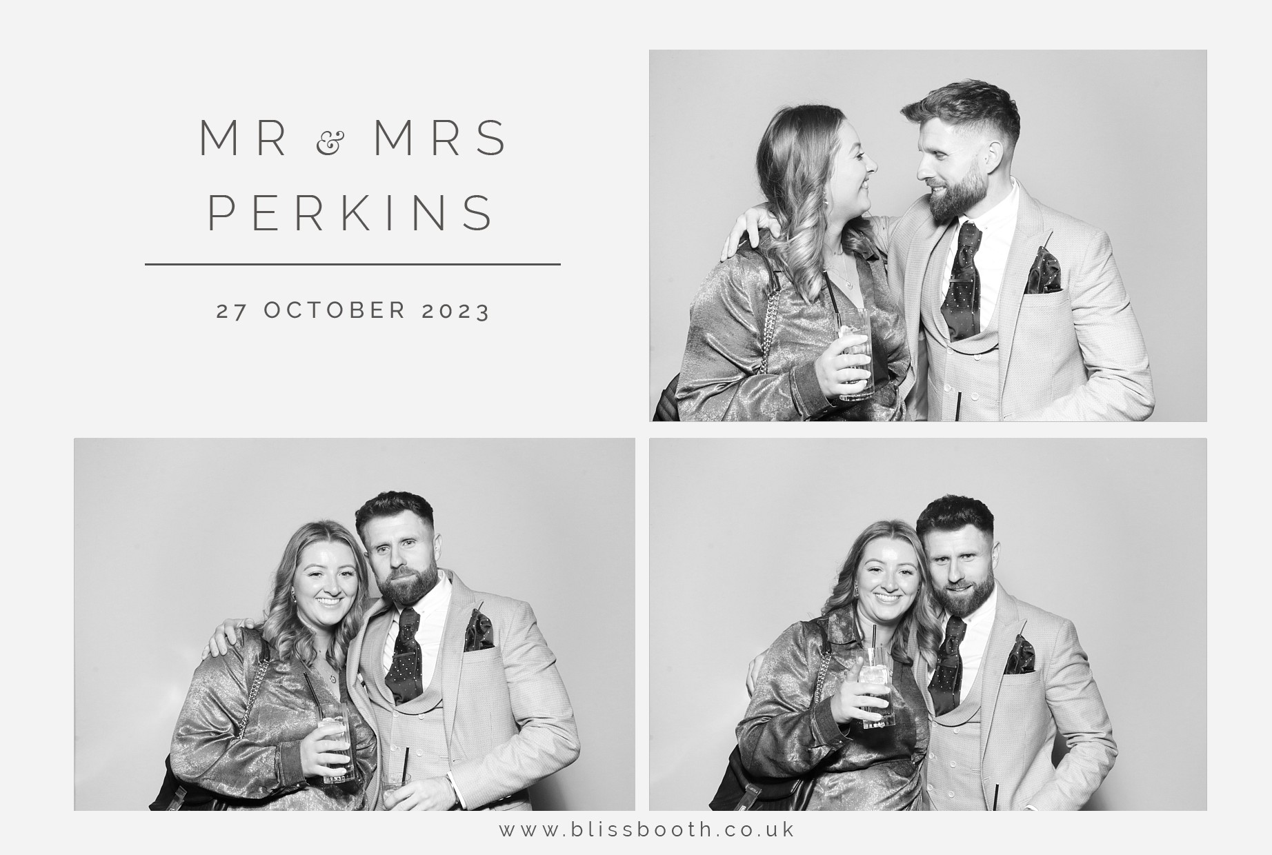 Mr and Mrs Perkins | View more photos from the event at gallery.blissbooth.co.uk/u/BlissBooth/Mr-and-Mrs-Perkins