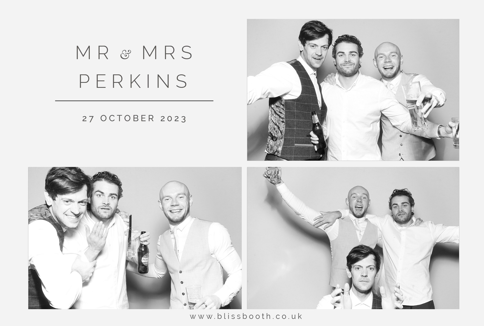 Mr and Mrs Perkins | View more photos from the event at gallery.blissbooth.co.uk/u/BlissBooth/Mr-and-Mrs-Perkins