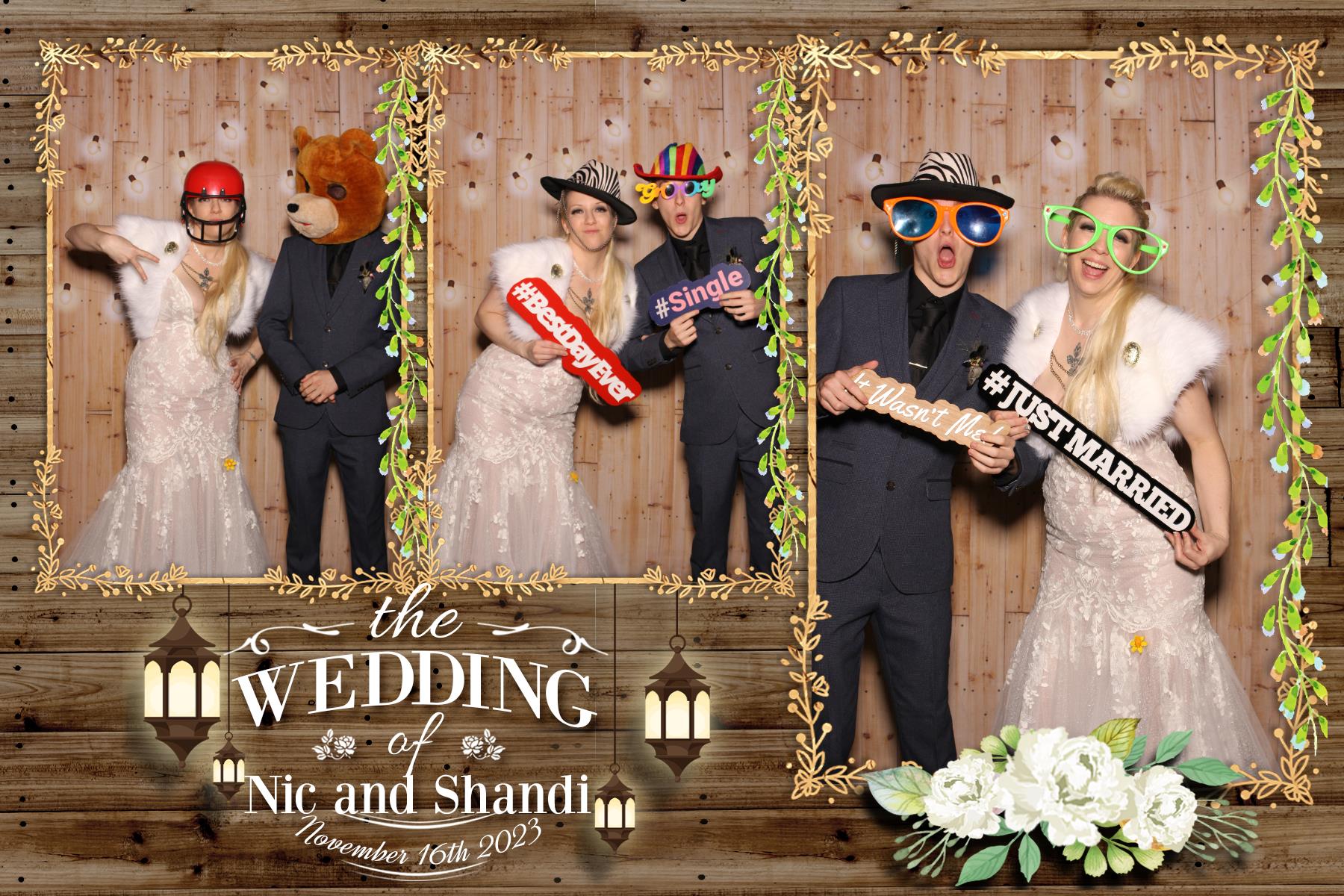 Nic and Shandi | View more photos from the event at gallery.blissbooth.co.uk/u/BlissBooth/Nic-and-Shandi