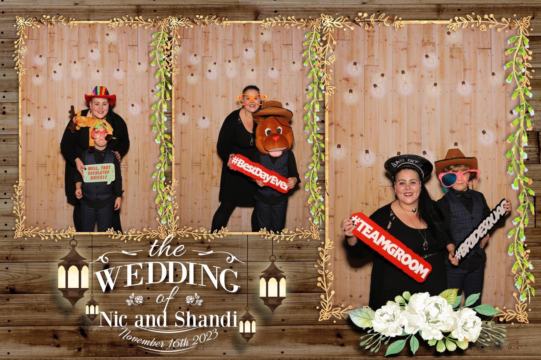 Nic and Shandi | View more photos from the event at gallery.blissbooth.co.uk/u/BlissBooth/Nic-and-Shandi