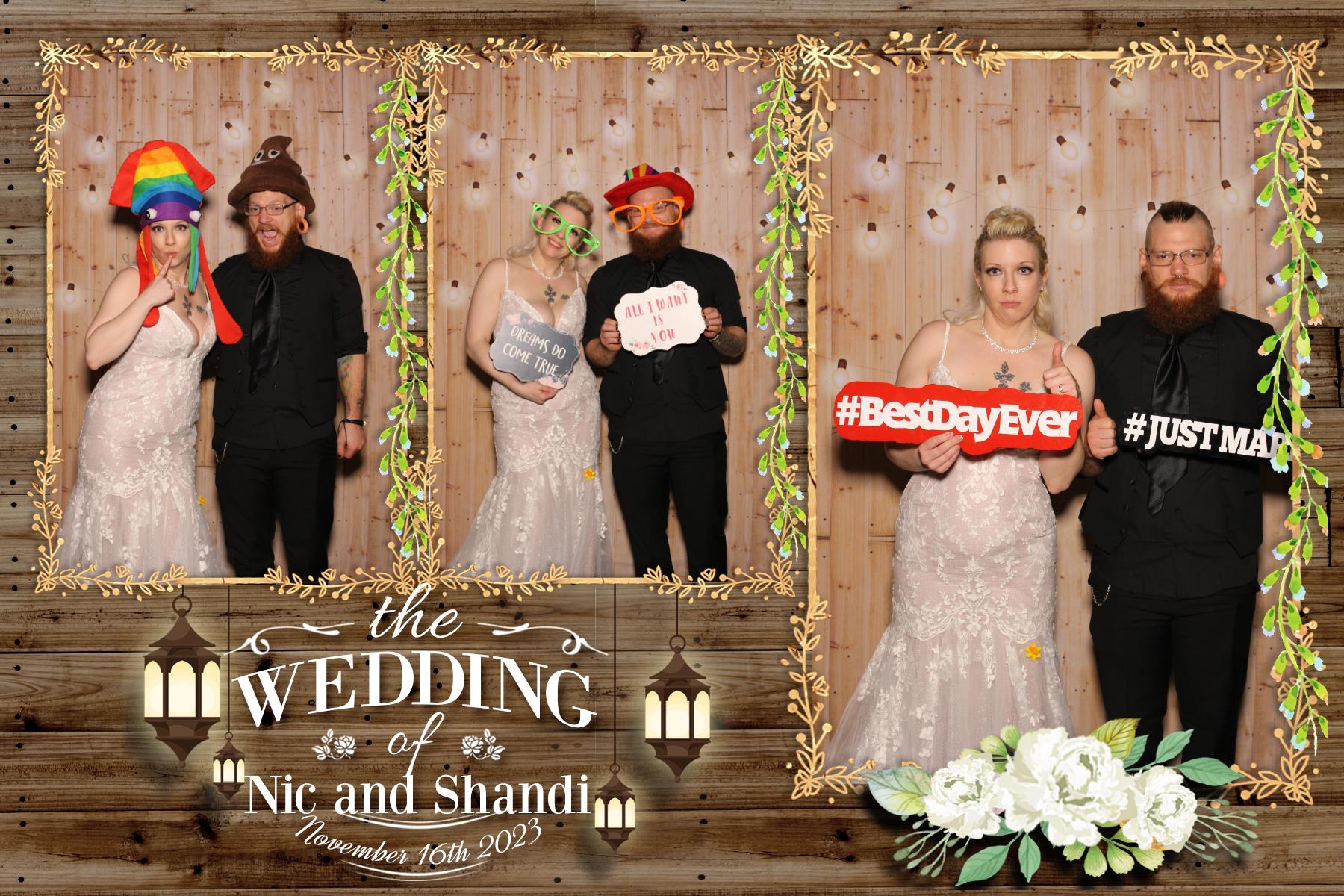 Nic and Shandi | View more photos from the event at gallery.blissbooth.co.uk/u/BlissBooth/Nic-and-Shandi