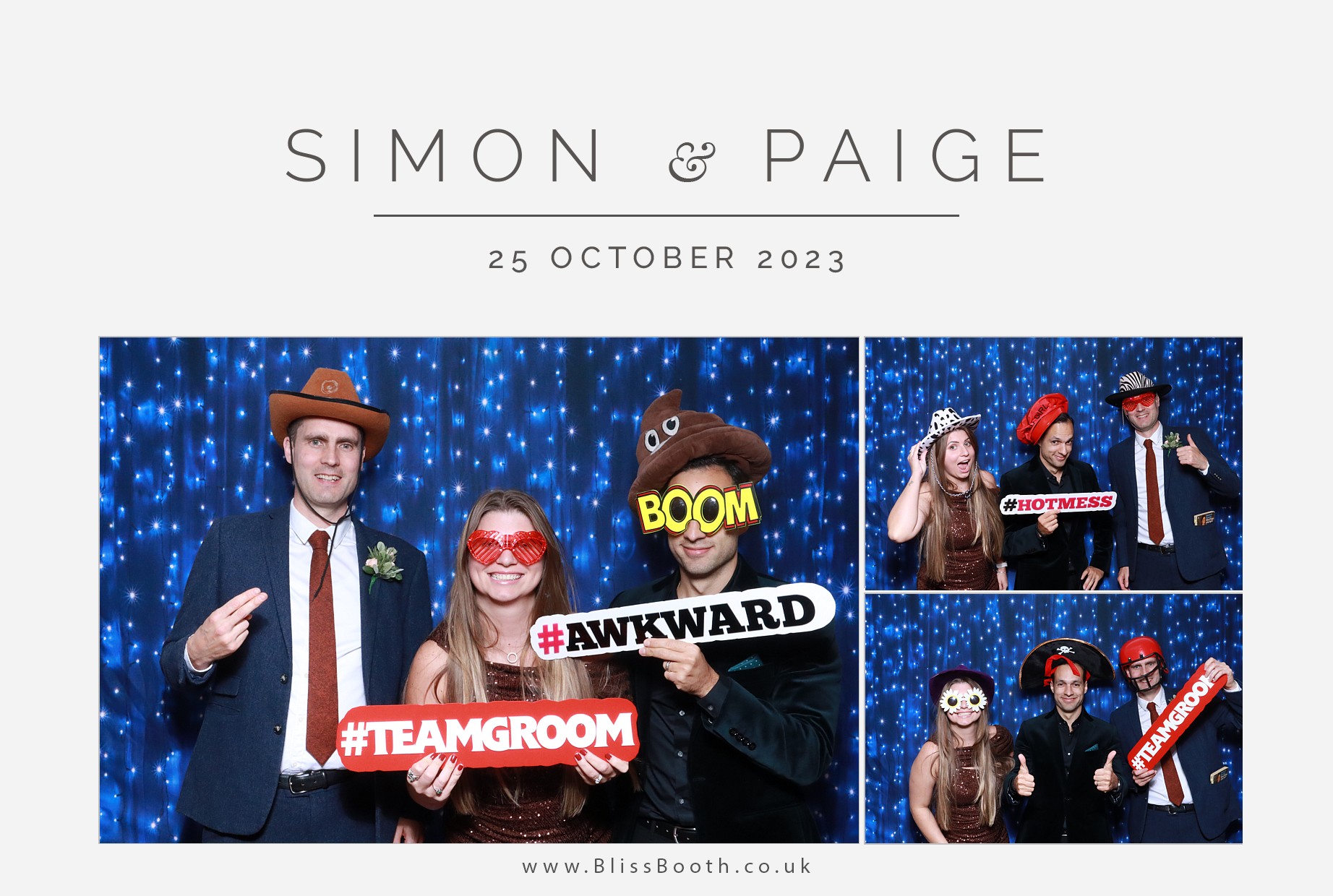 Paige & Simon | View more photos from the event at gallery.blissbooth.co.uk/u/BlissBooth/Paige-Simon