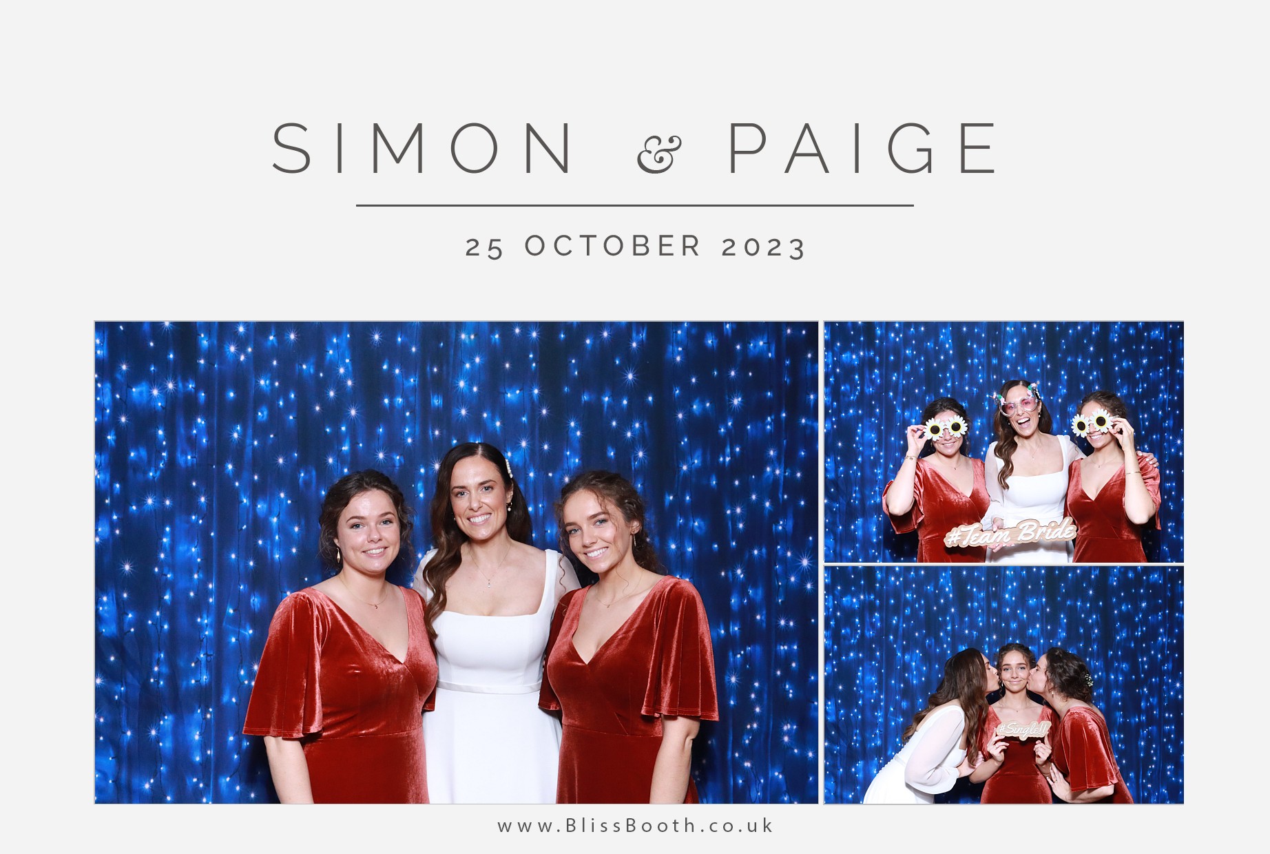 Paige & Simon | View more photos from the event at gallery.blissbooth.co.uk/u/BlissBooth/Paige-Simon