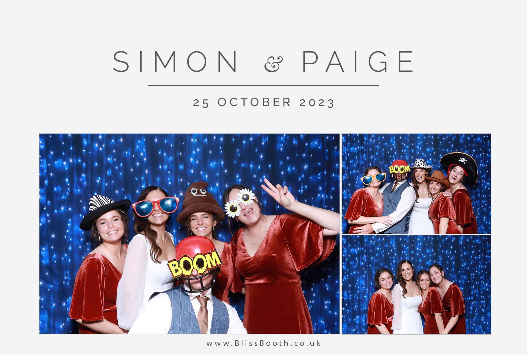 Paige & Simon | View more photos from the event at gallery.blissbooth.co.uk/u/BlissBooth/Paige-Simon
