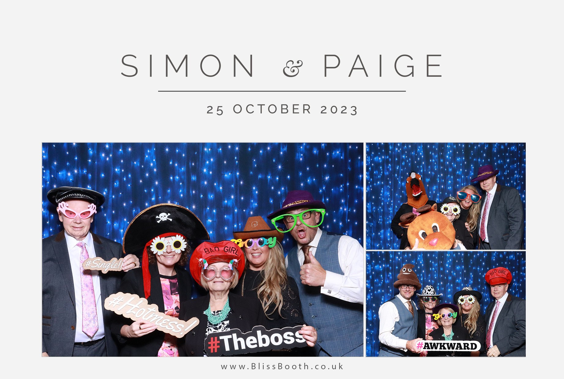 Paige & Simon | View more photos from the event at gallery.blissbooth.co.uk/u/BlissBooth/Paige-Simon