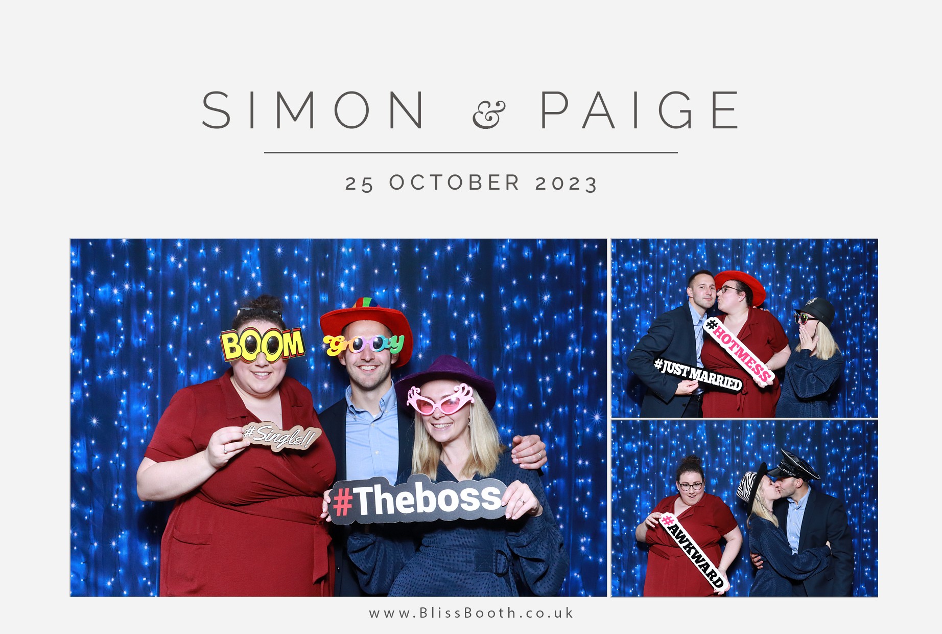 Paige & Simon | View more photos from the event at gallery.blissbooth.co.uk/u/BlissBooth/Paige-Simon
