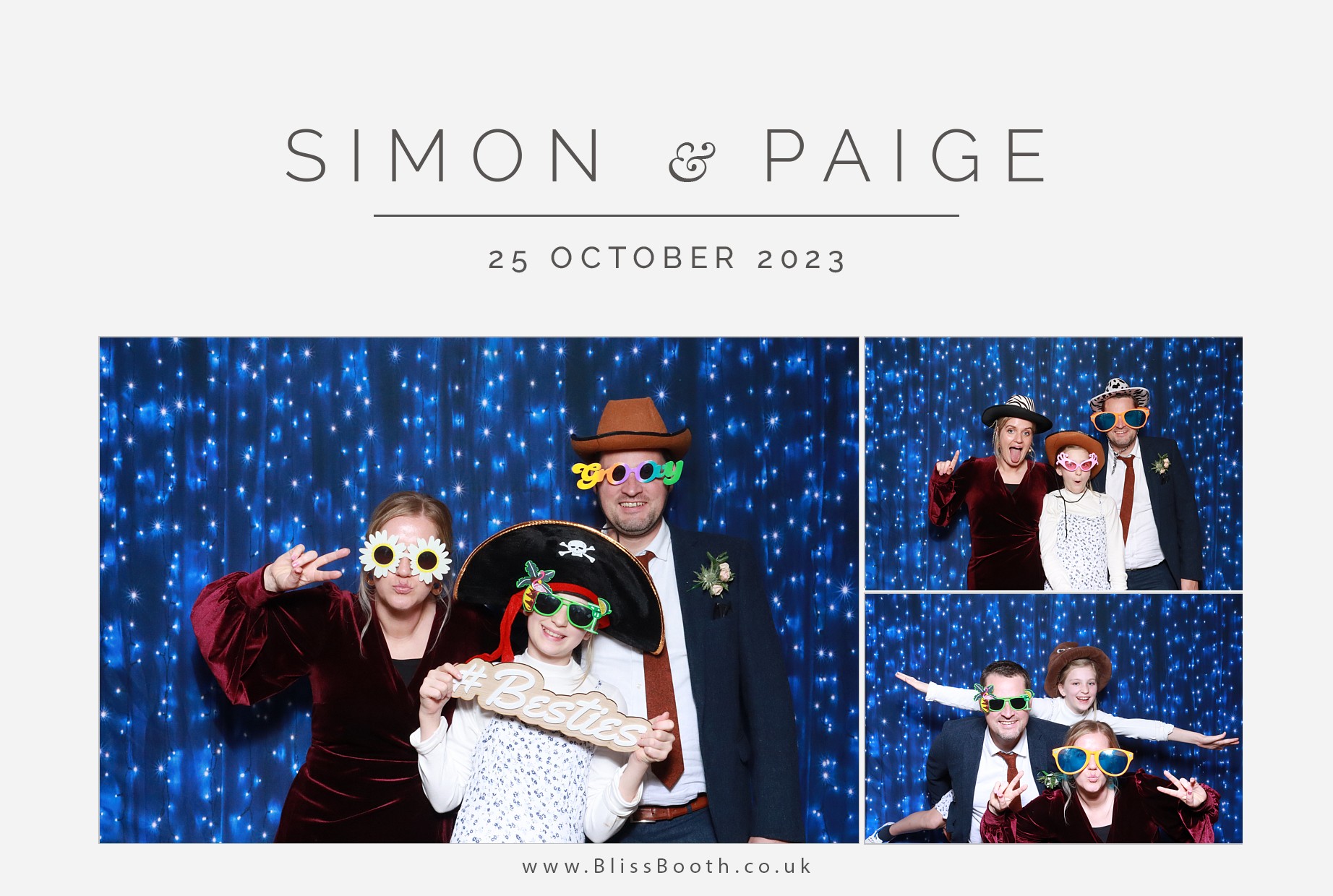 Paige & Simon | View more photos from the event at gallery.blissbooth.co.uk/u/BlissBooth/Paige-Simon
