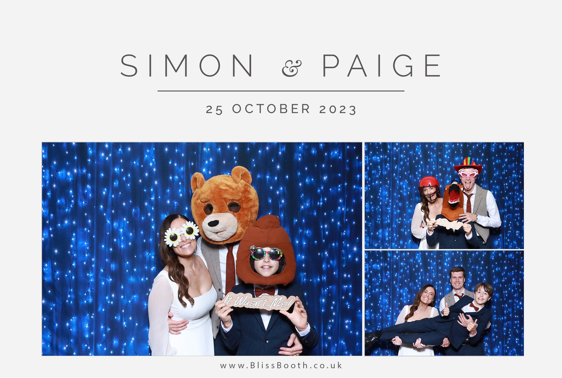 Paige & Simon | View more photos from the event at gallery.blissbooth.co.uk/u/BlissBooth/Paige-Simon