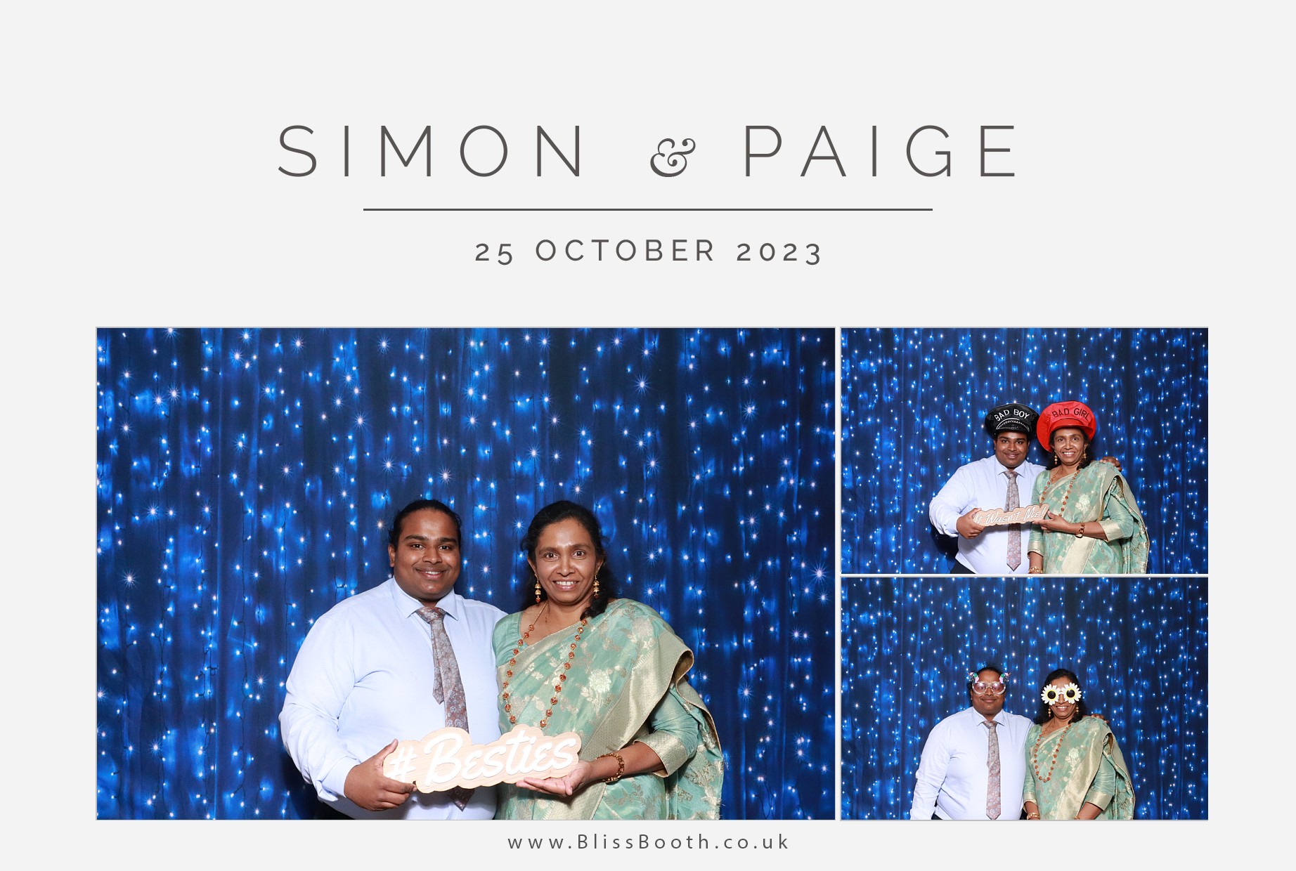 Paige & Simon | View more photos from the event at gallery.blissbooth.co.uk/u/BlissBooth/Paige-Simon