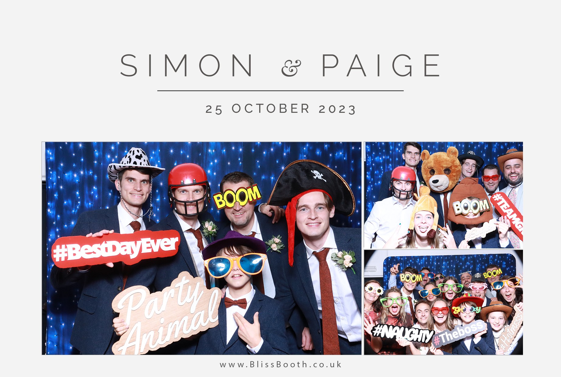 Paige & Simon | View more photos from the event at gallery.blissbooth.co.uk/u/BlissBooth/Paige-Simon