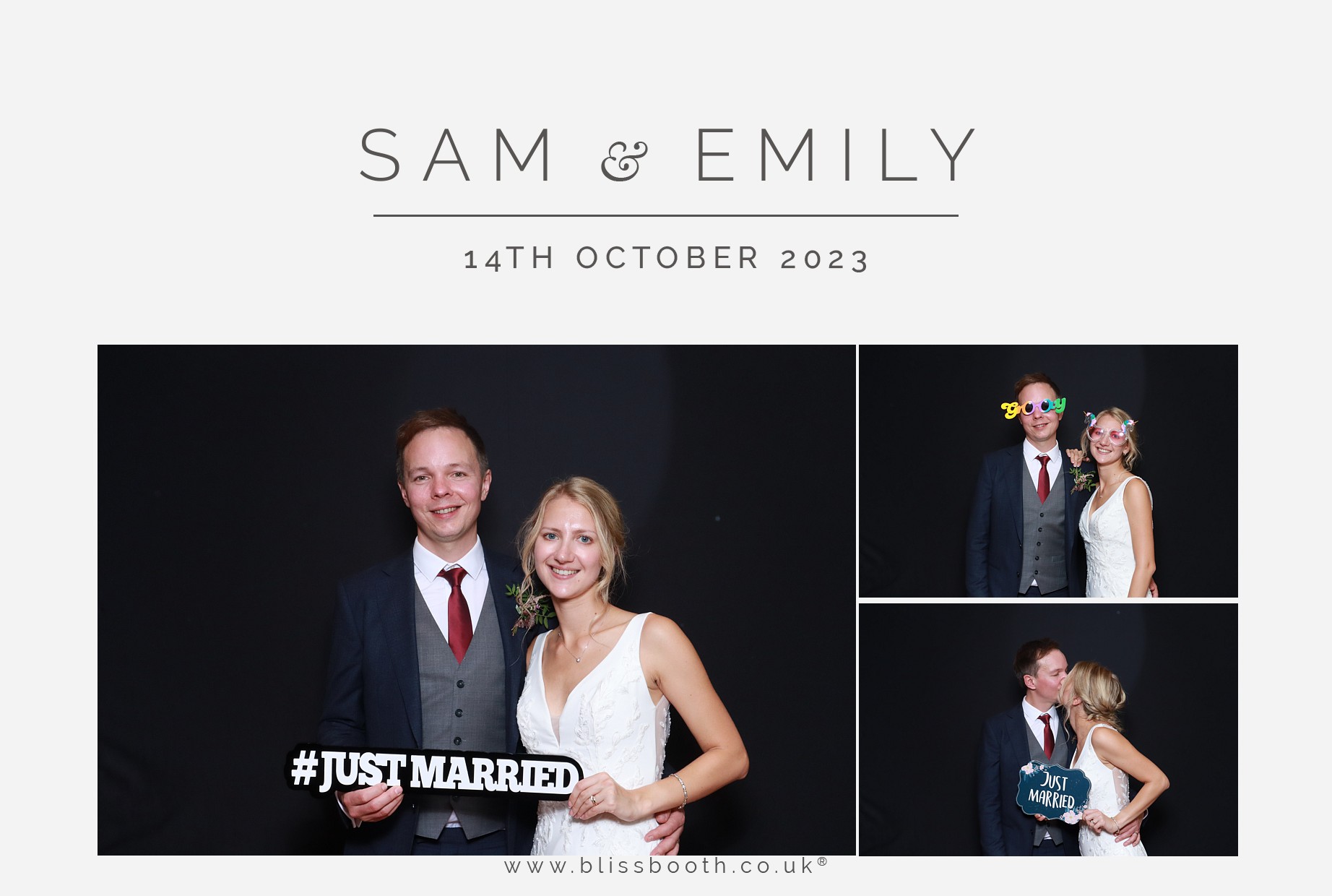 Sam and Emily | View more photos from the event at gallery.blissbooth.co.uk/u/BlissBooth/Sam-and-Emily