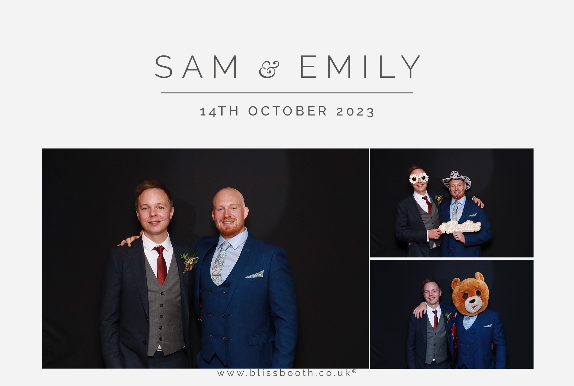 Sam and Emily | View more photos from the event at gallery.blissbooth.co.uk/u/BlissBooth/Sam-and-Emily