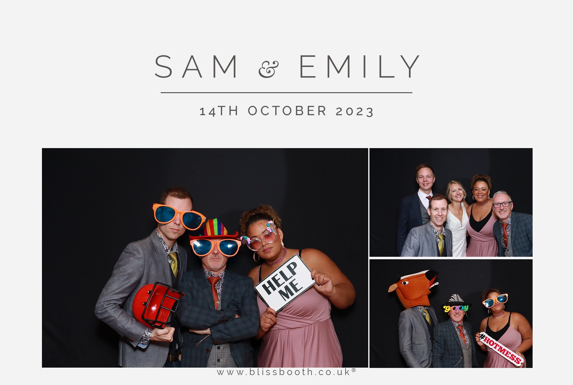 Sam and Emily | View more photos from the event at gallery.blissbooth.co.uk/u/BlissBooth/Sam-and-Emily