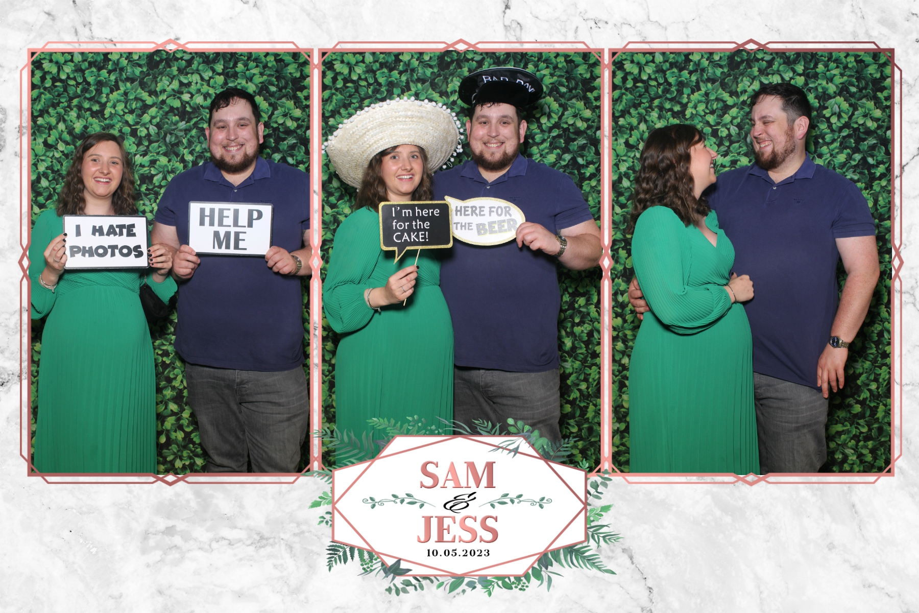 Sam and Jess | View more photos from the event at gallery.blissbooth.co.uk/u/BlissBooth/Sam-and-Jess