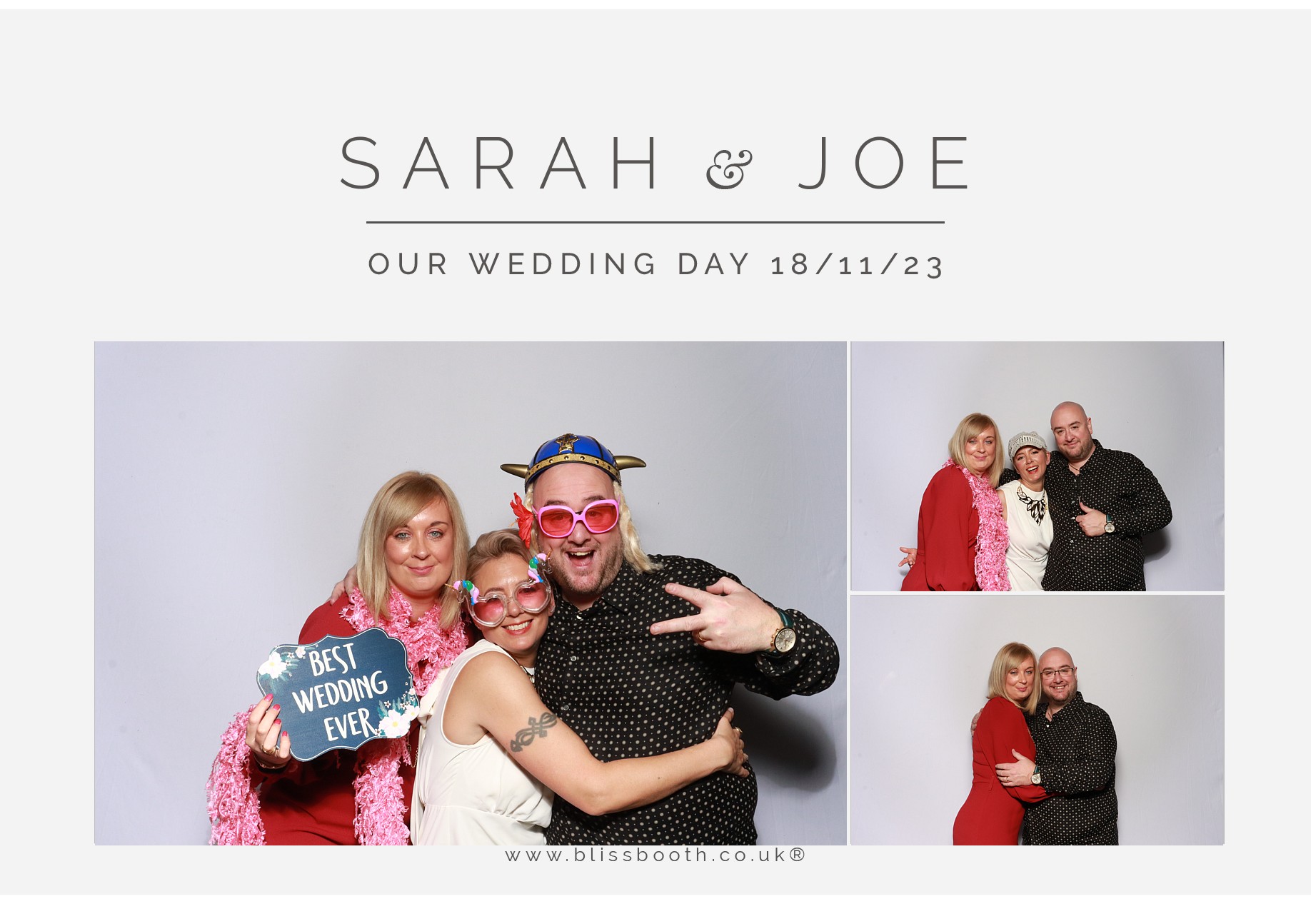 Sarah and Joe | View more photos from the event at gallery.blissbooth.co.uk/u/BlissBooth/Sarah-and-Joe