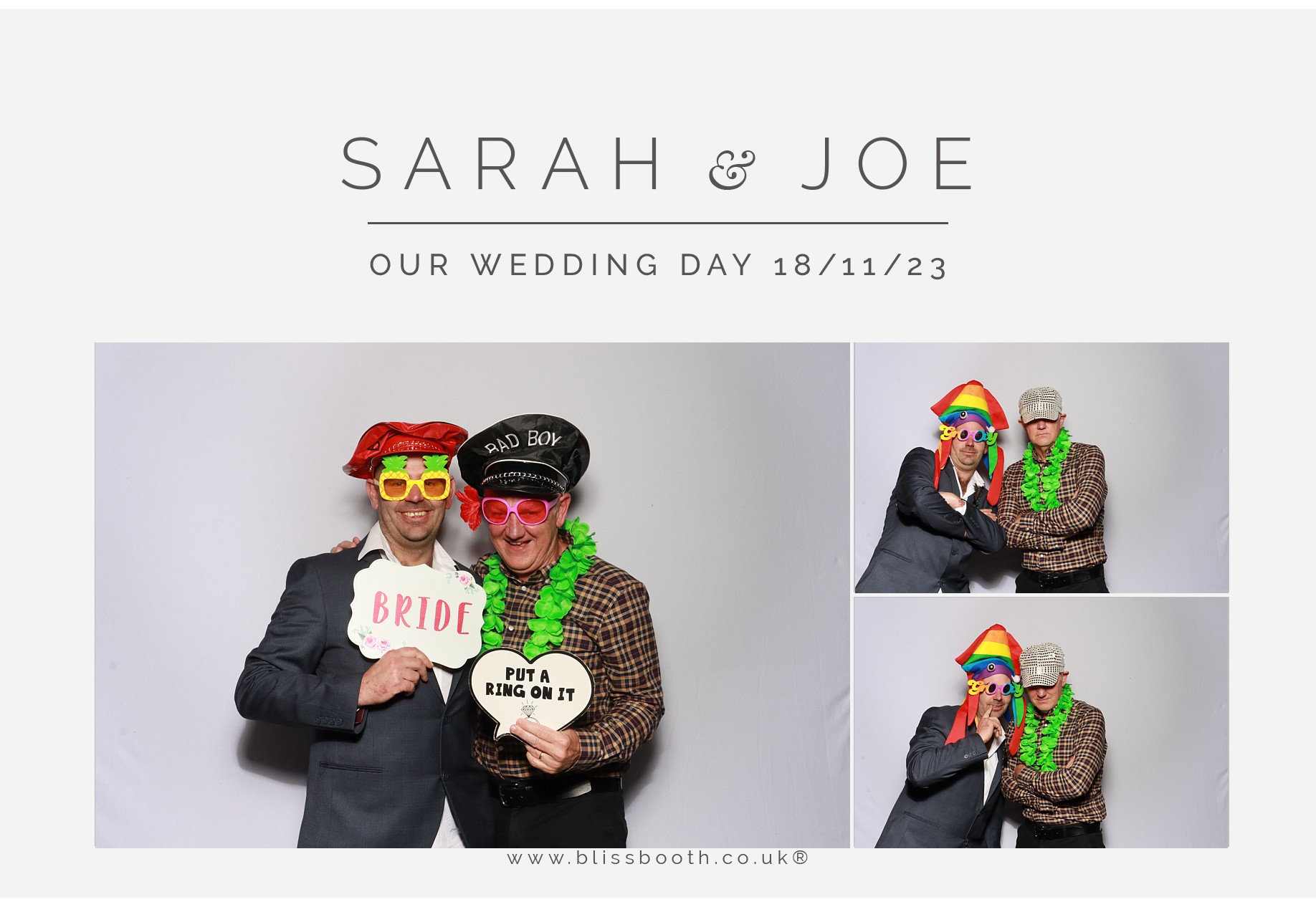 Sarah and Joe | View more photos from the event at gallery.blissbooth.co.uk/u/BlissBooth/Sarah-and-Joe