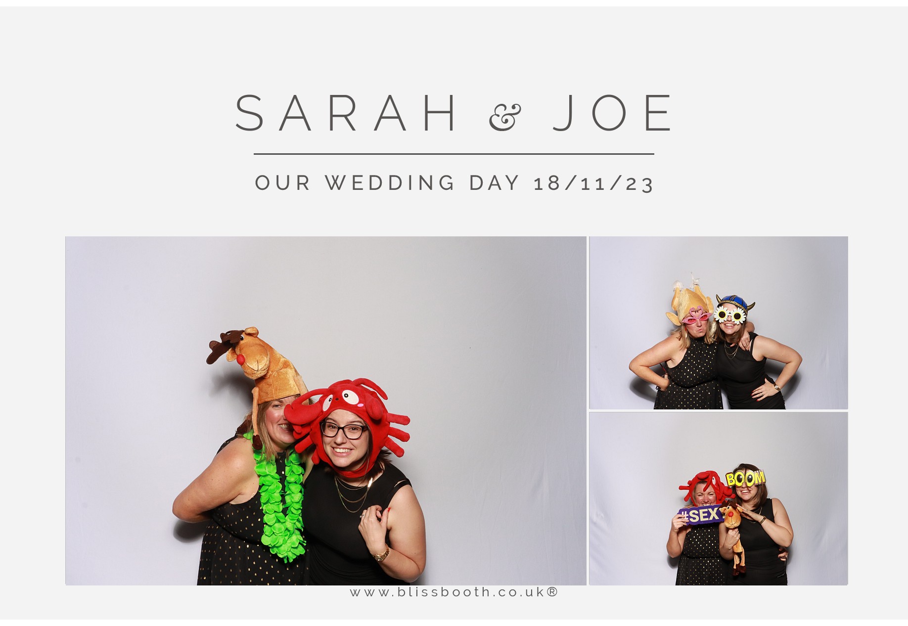 Sarah and Joe | View more photos from the event at gallery.blissbooth.co.uk/u/BlissBooth/Sarah-and-Joe