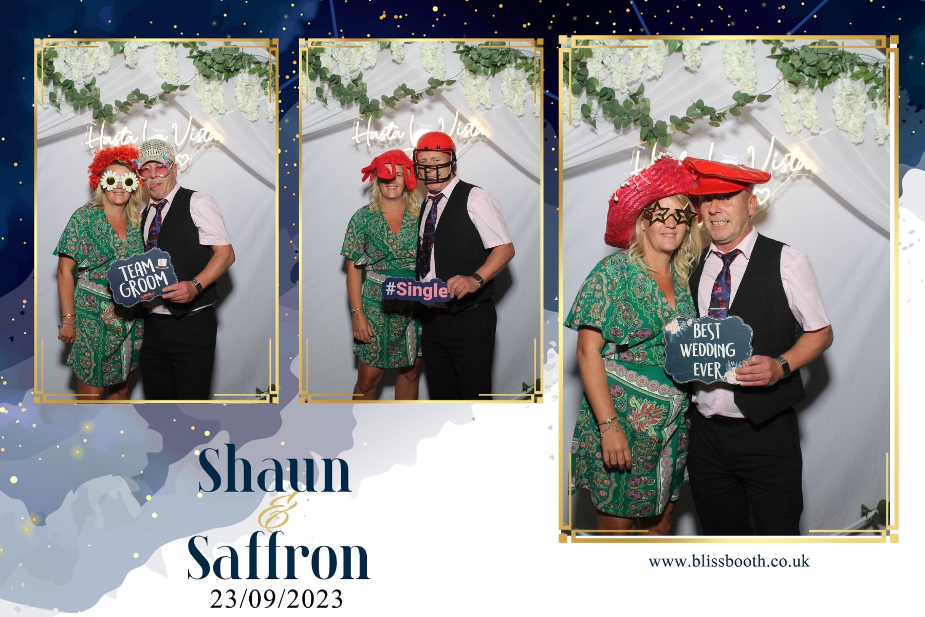 Shaun and Saffron | View more photos from the event at gallery.blissbooth.co.uk/u/BlissBooth/Shaun-and-Saffron