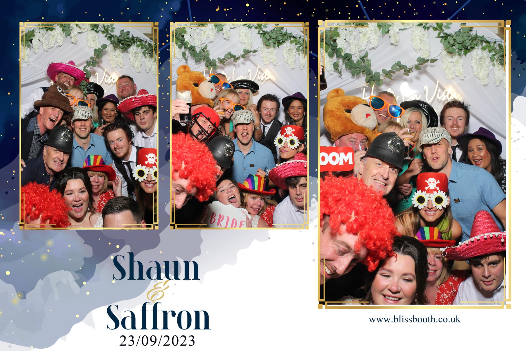 Shaun and Saffron | View more photos from the event at gallery.blissbooth.co.uk/u/BlissBooth/Shaun-and-Saffron
