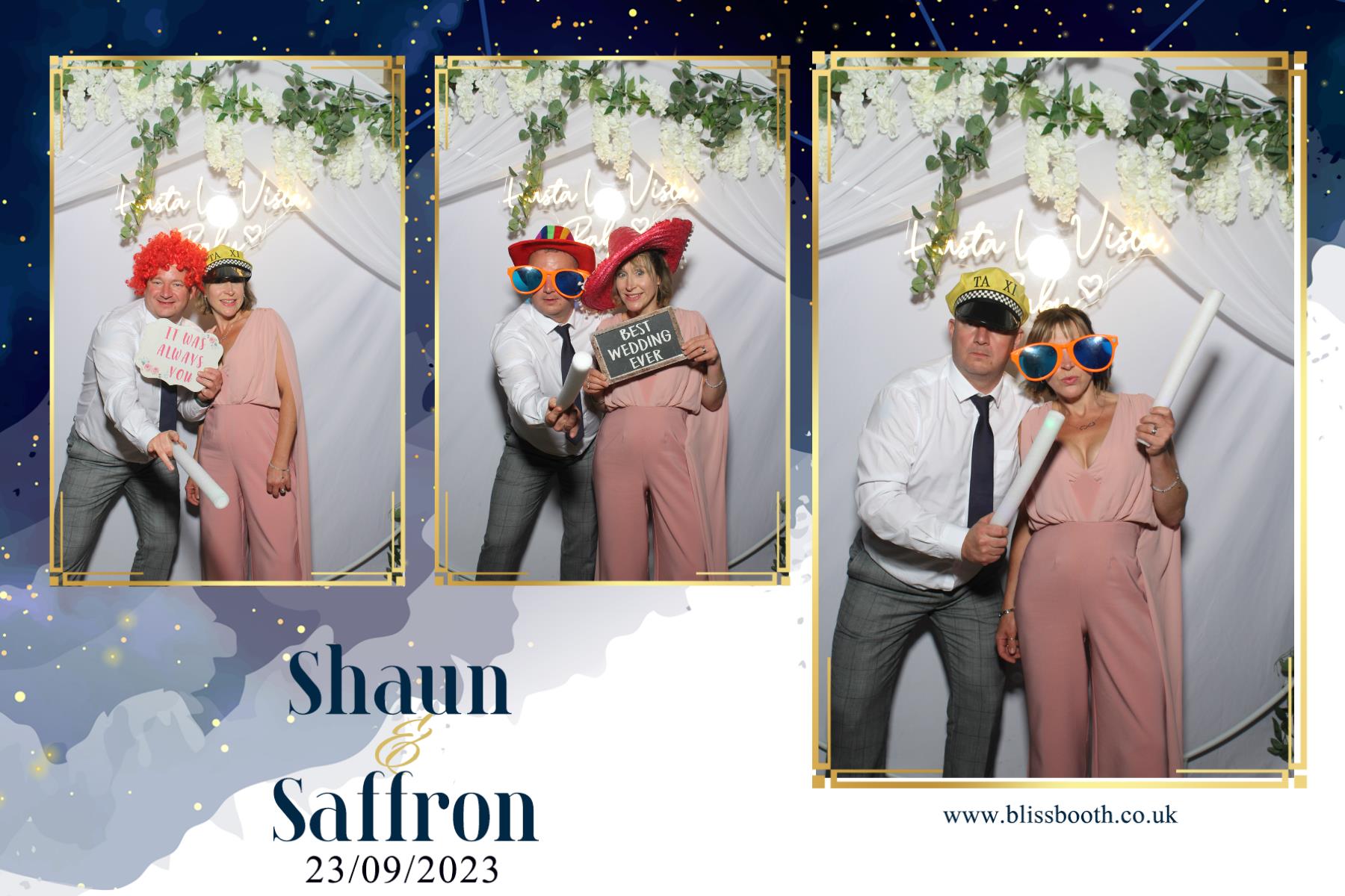 Shaun and Saffron | View more photos from the event at gallery.blissbooth.co.uk/u/BlissBooth/Shaun-and-Saffron