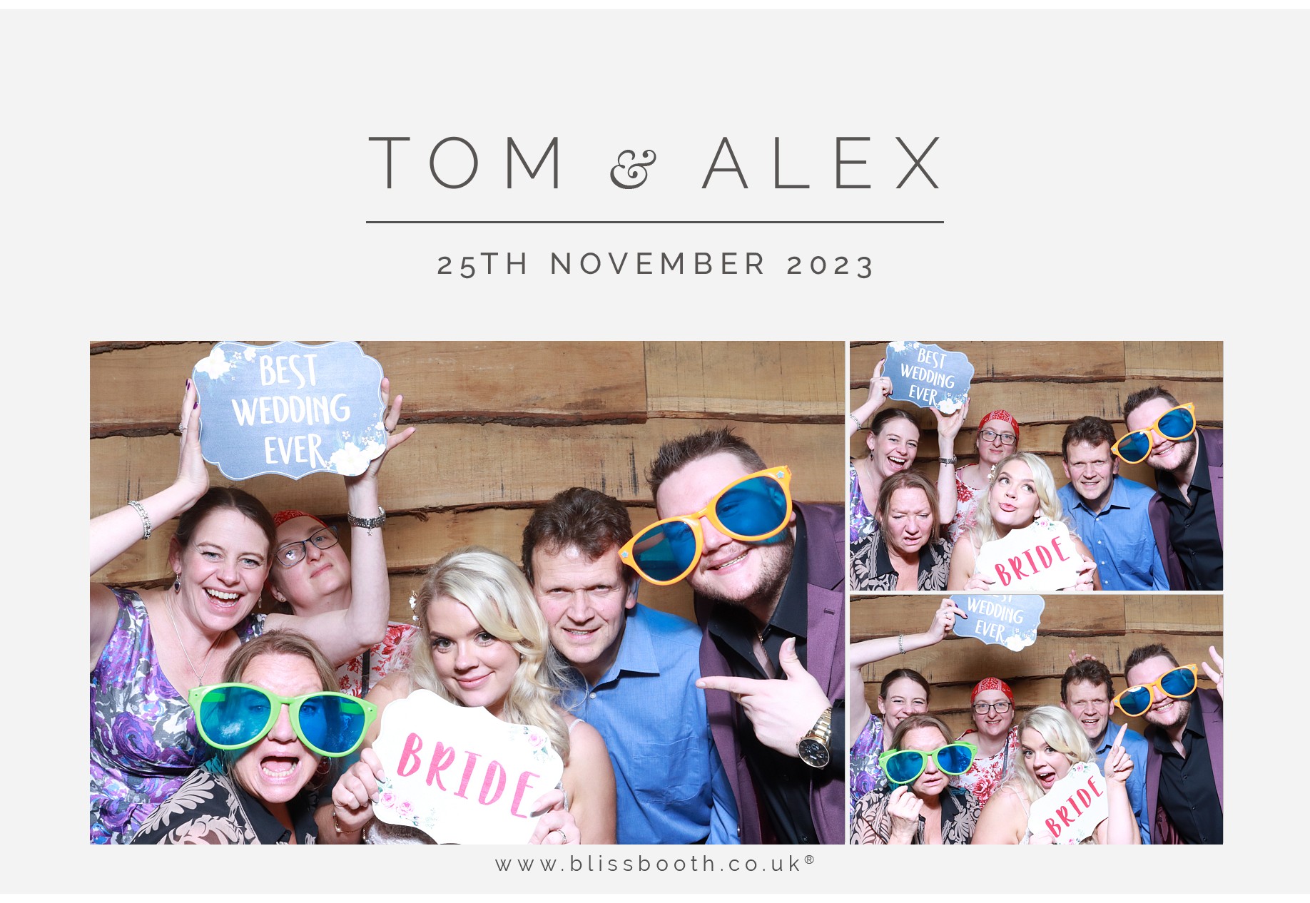 Tom & Alex | View more photos from the event at gallery.blissbooth.co.uk/u/BlissBooth/Tom-Alex