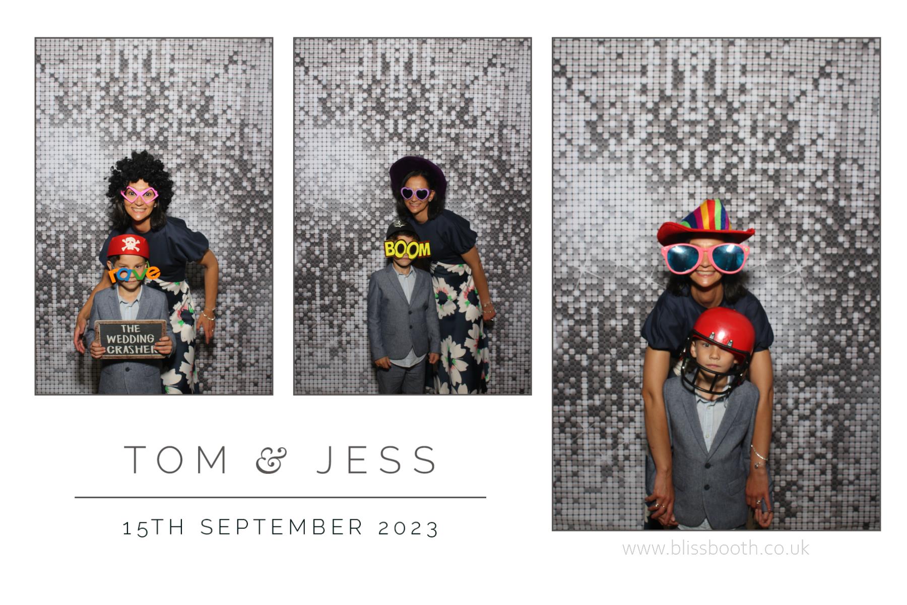 Tom and Jess | View more photos from the event at gallery.blissbooth.co.uk/u/BlissBooth/Tom-and-Jess
