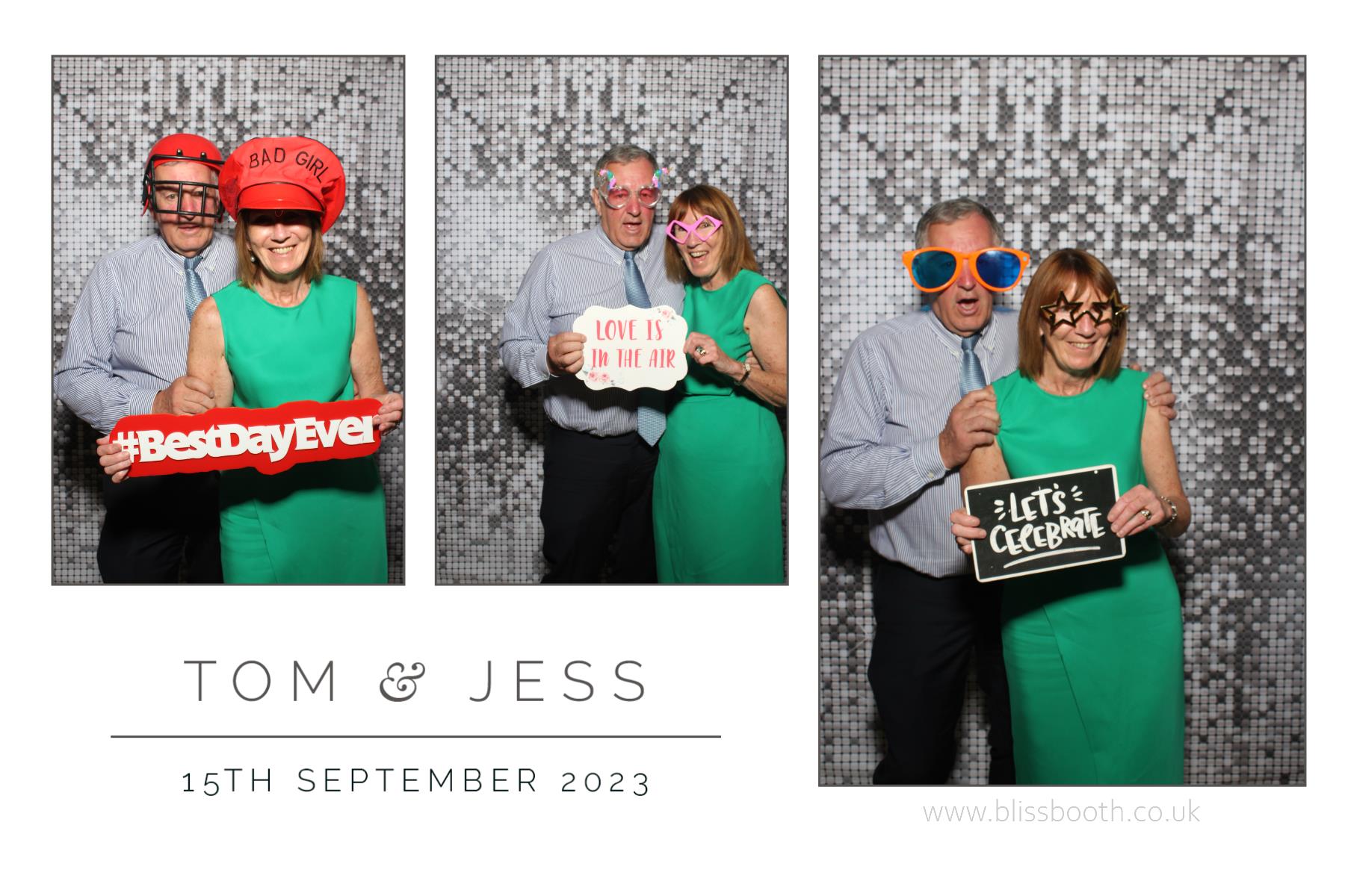 Tom and Jess | View more photos from the event at gallery.blissbooth.co.uk/u/BlissBooth/Tom-and-Jess